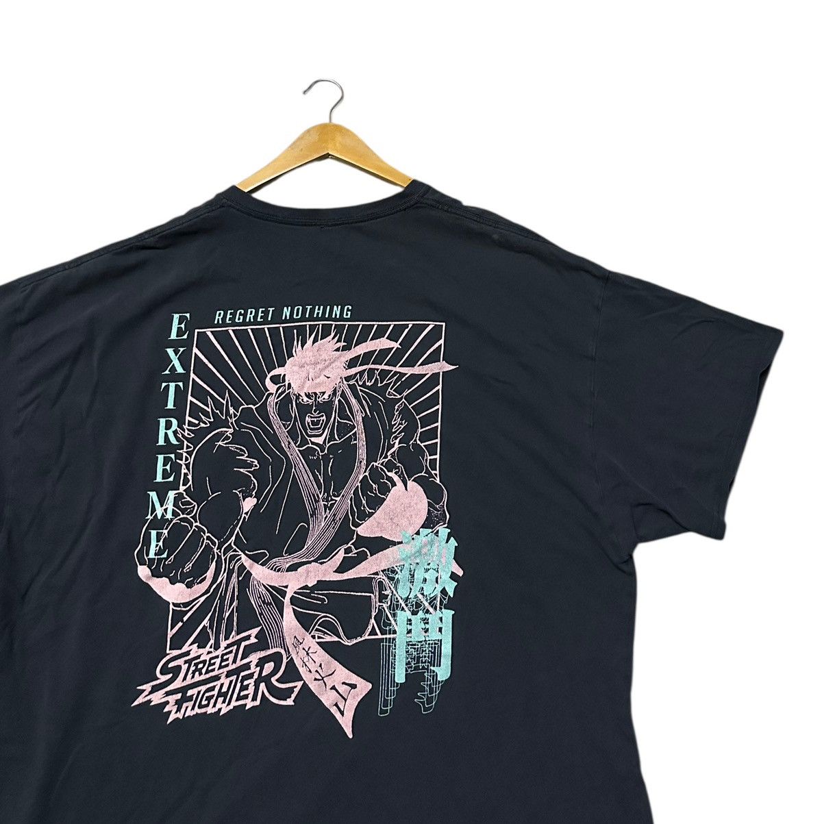 Vintage Vintage Street fighter extreme regret nothing backhit tshirt Size US XXL / EU 58 / 5 - 1 Thumbnail