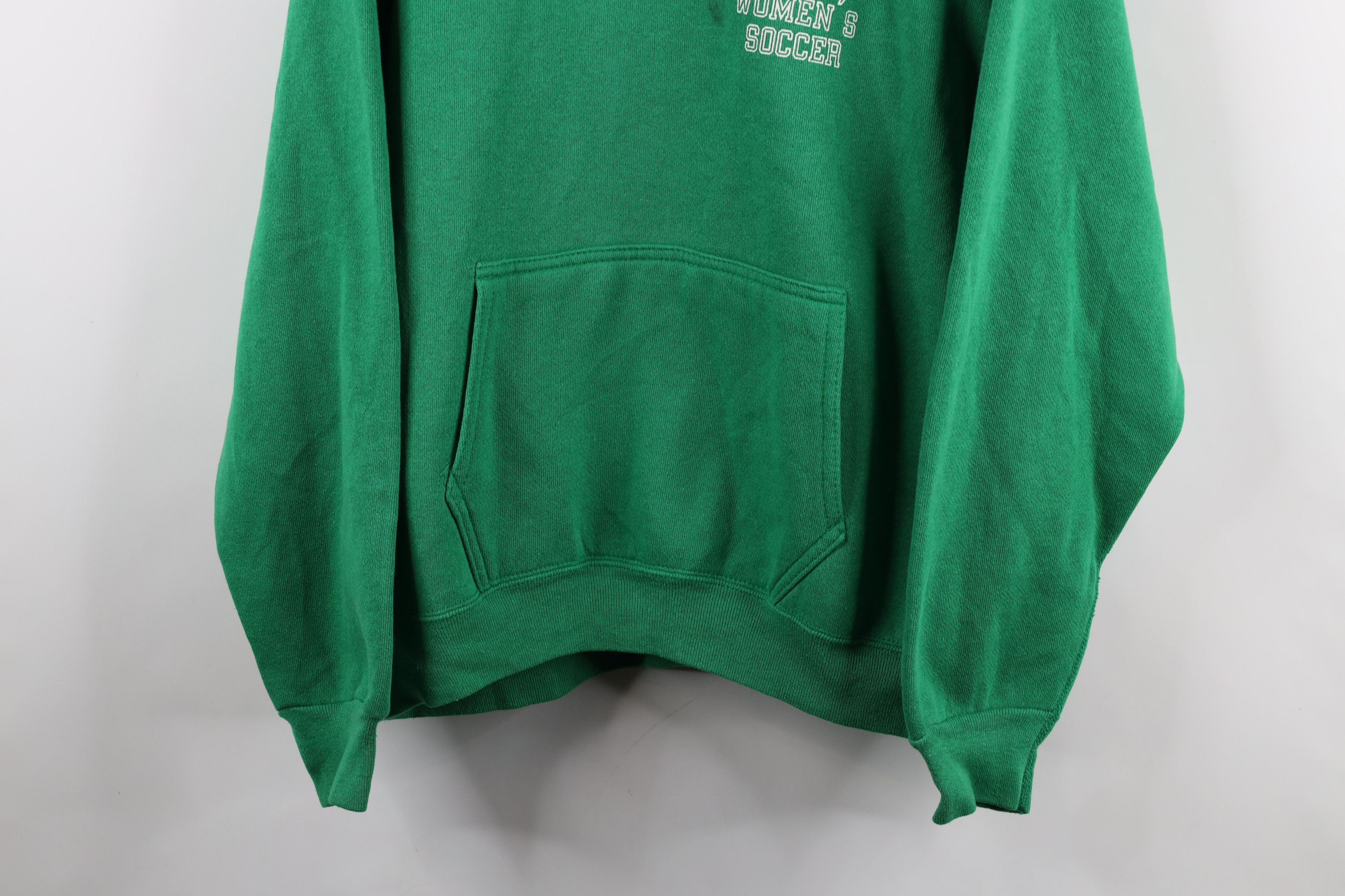 Vintage Vintage 70s 80s Gusset Soccer Hoodie Sweatshirt Green USA Size XL / US 12-14 / IT 48-50 - 3 Thumbnail