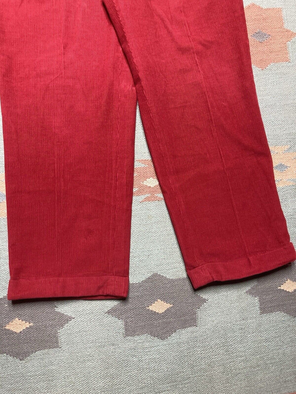 Ben Silver × Vintage Ben silver Charleston corduroy pants pleated cuff golf 36x31 Size US 36 / EU 52 - 2 Thumbnail