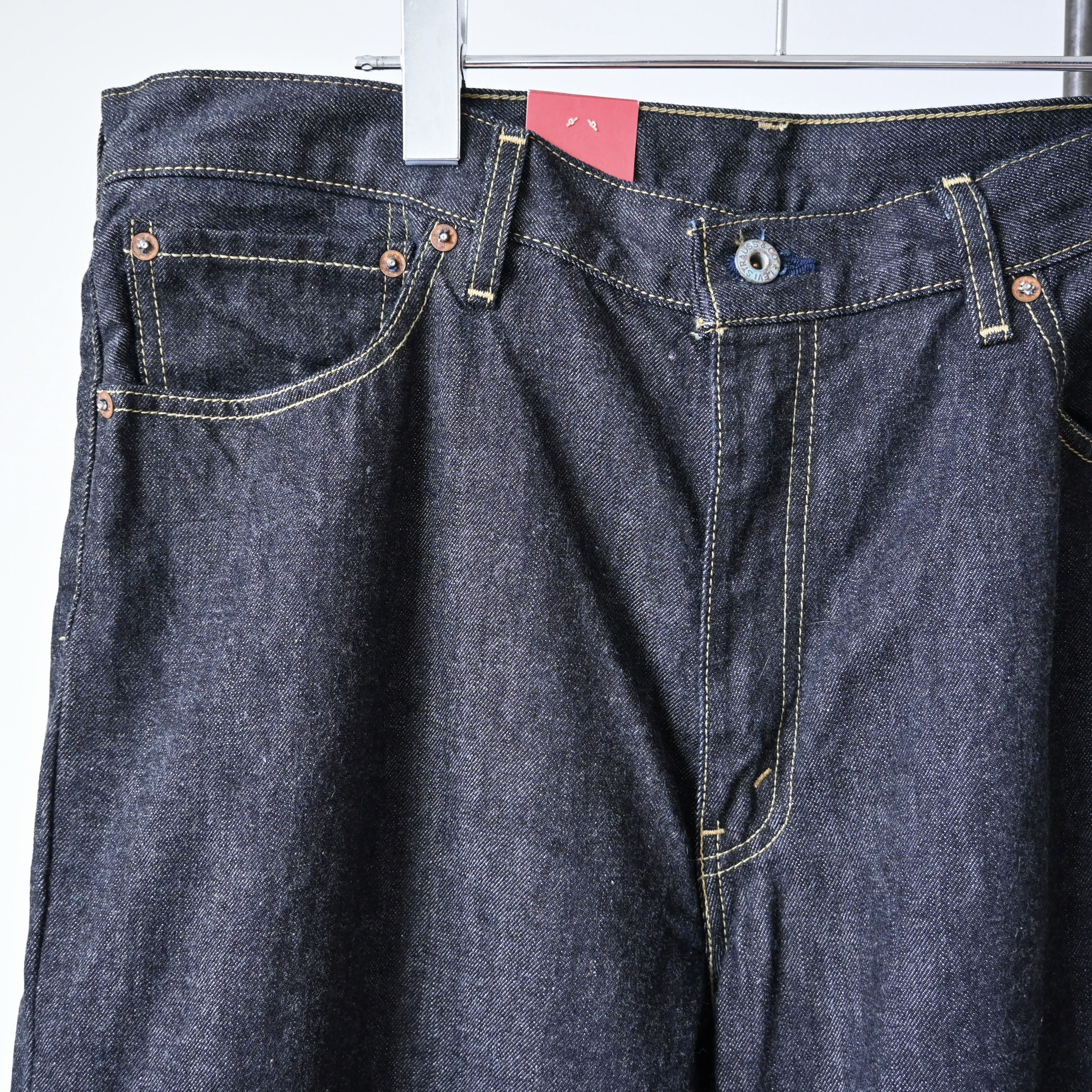 Levi's DEADSTOCK, 2009 Levi's 502 "Yellow Stitch" rigid denim jeans Size US 38 / EU 54 - 6 Thumbnail