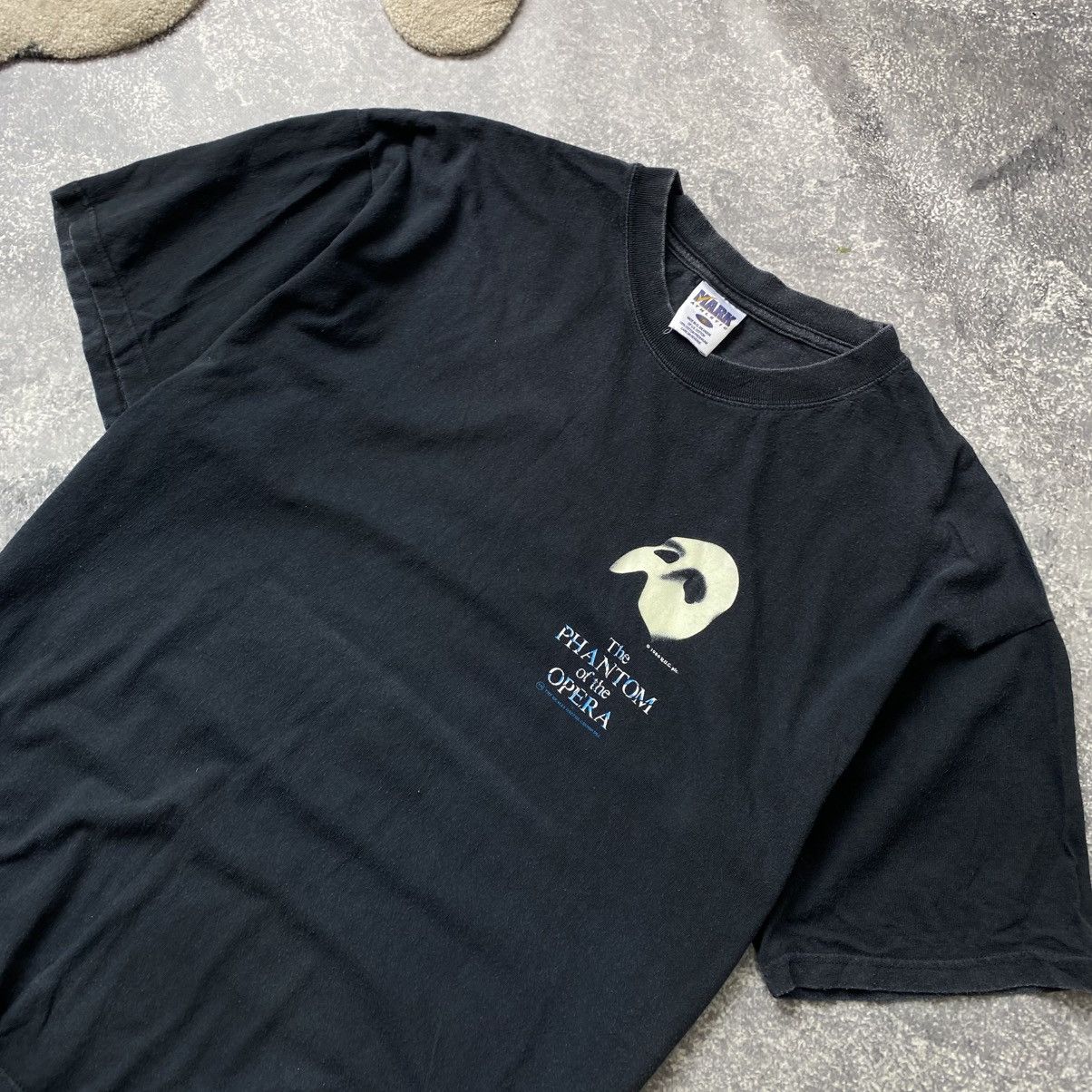 Band Tees Vintage RARE The Phantom Of The Opera 1986 Small logo tee Size US XL / EU 56 / 4 - 2 Thumbnail