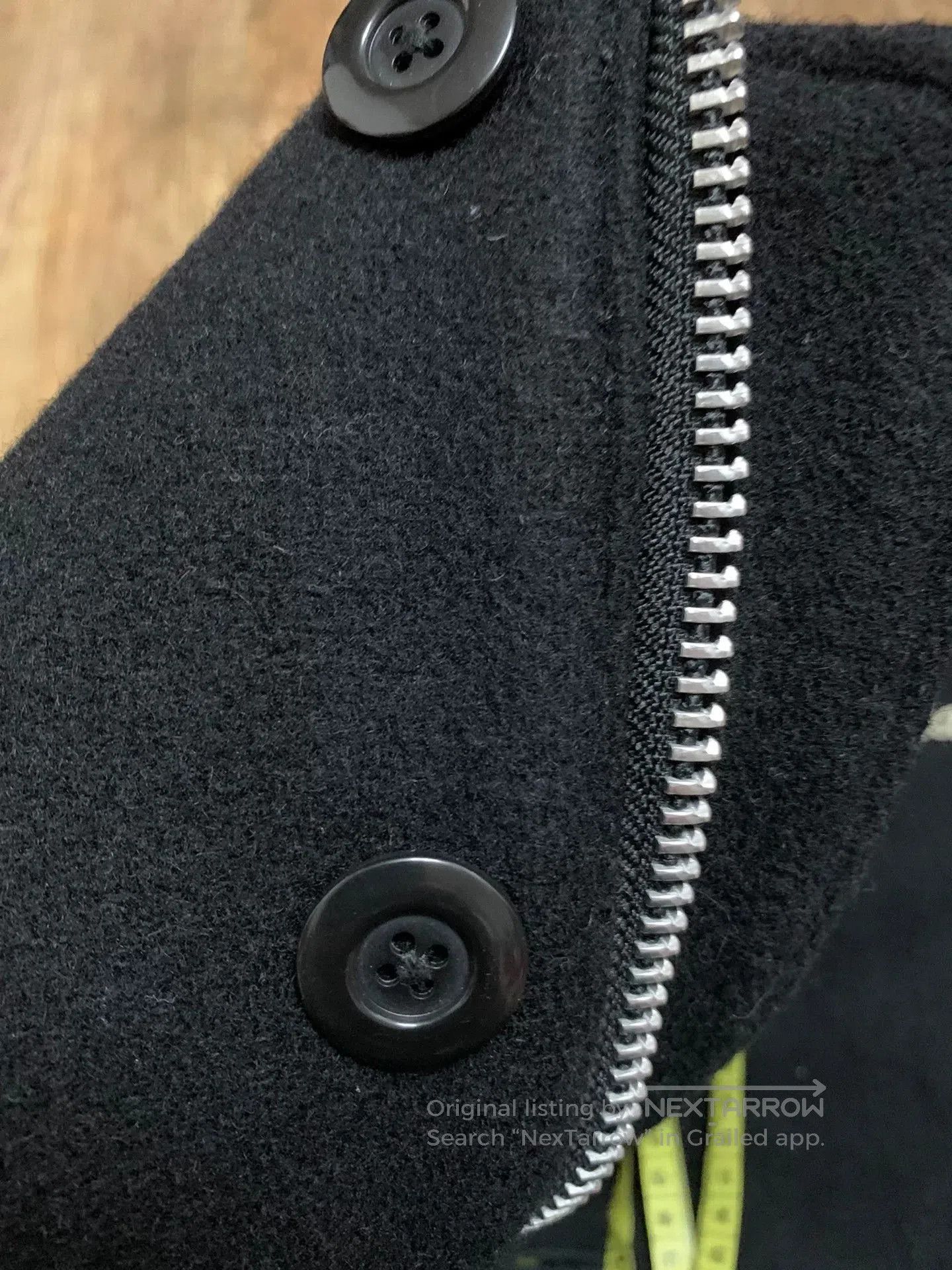 Iron Heart black wool baseball jacket by iron heart. Size US M / EU 48-50 / 2 - 9 Thumbnail