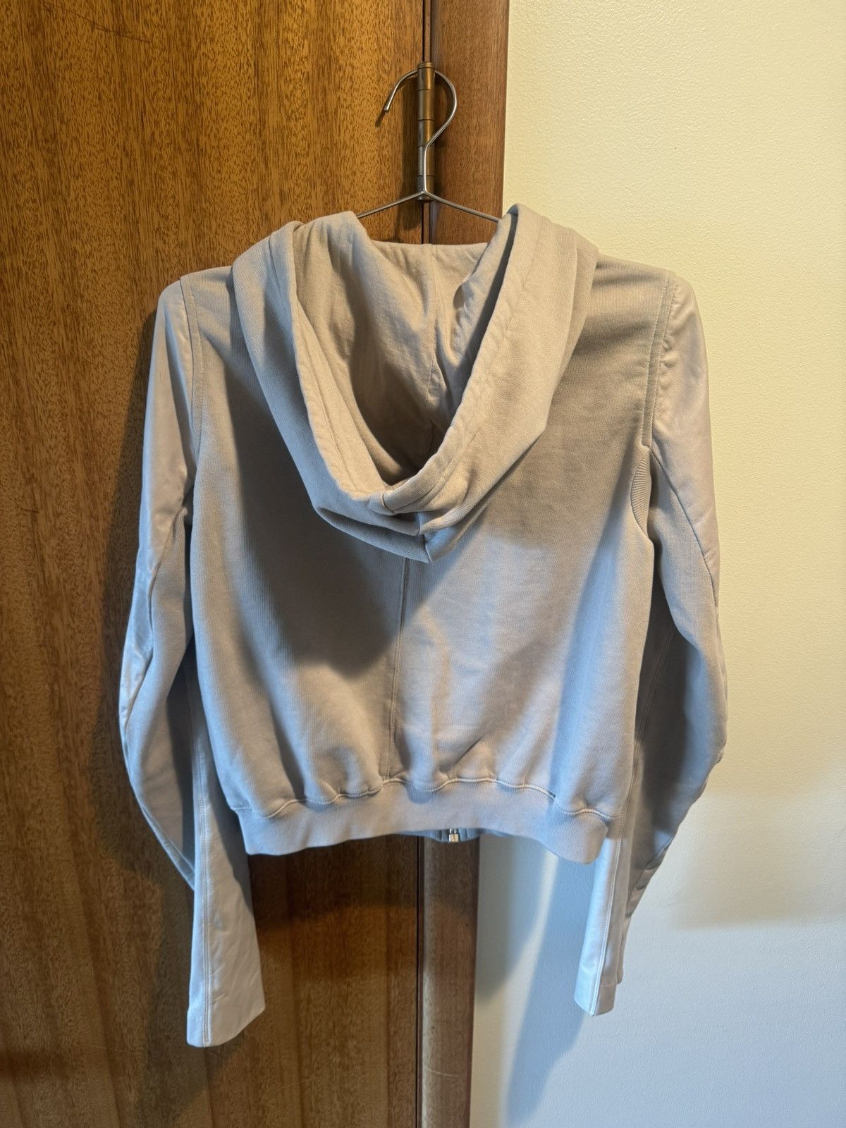 Rick Owens Drkshdw Lambskin sleeve hoodie Size L / US 10 / IT 46 - 2 Thumbnail