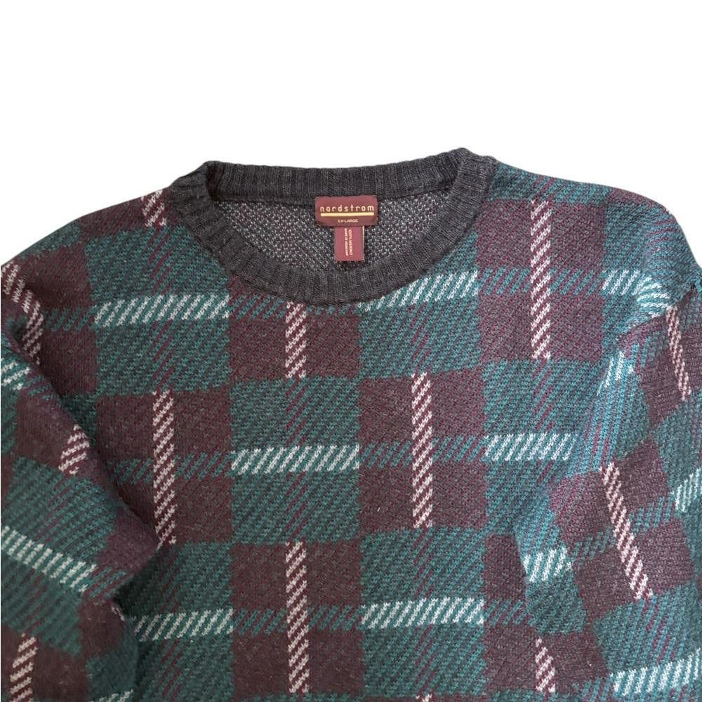 Nordstrom Nordstrom Vintage 100% Merino Wool 90s Crewneck Sweater Size US XL / EU 56 / 4 - 9 Thumbnail