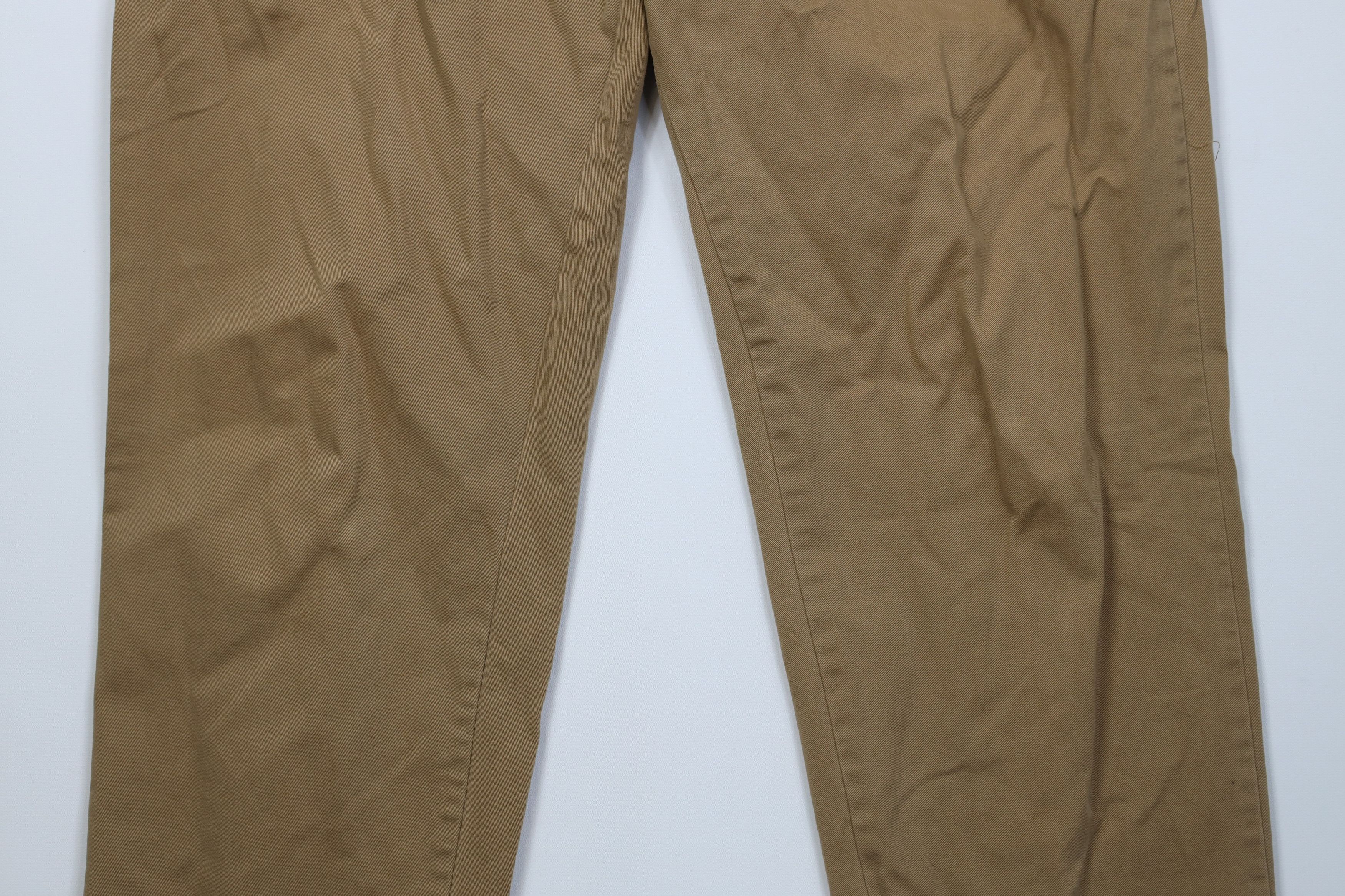 Ralph Lauren Vintage 90s Ralph Lauren Wide Leg Chino Pants Trousers Khaki Size US 36 / EU 52 - 3 Thumbnail