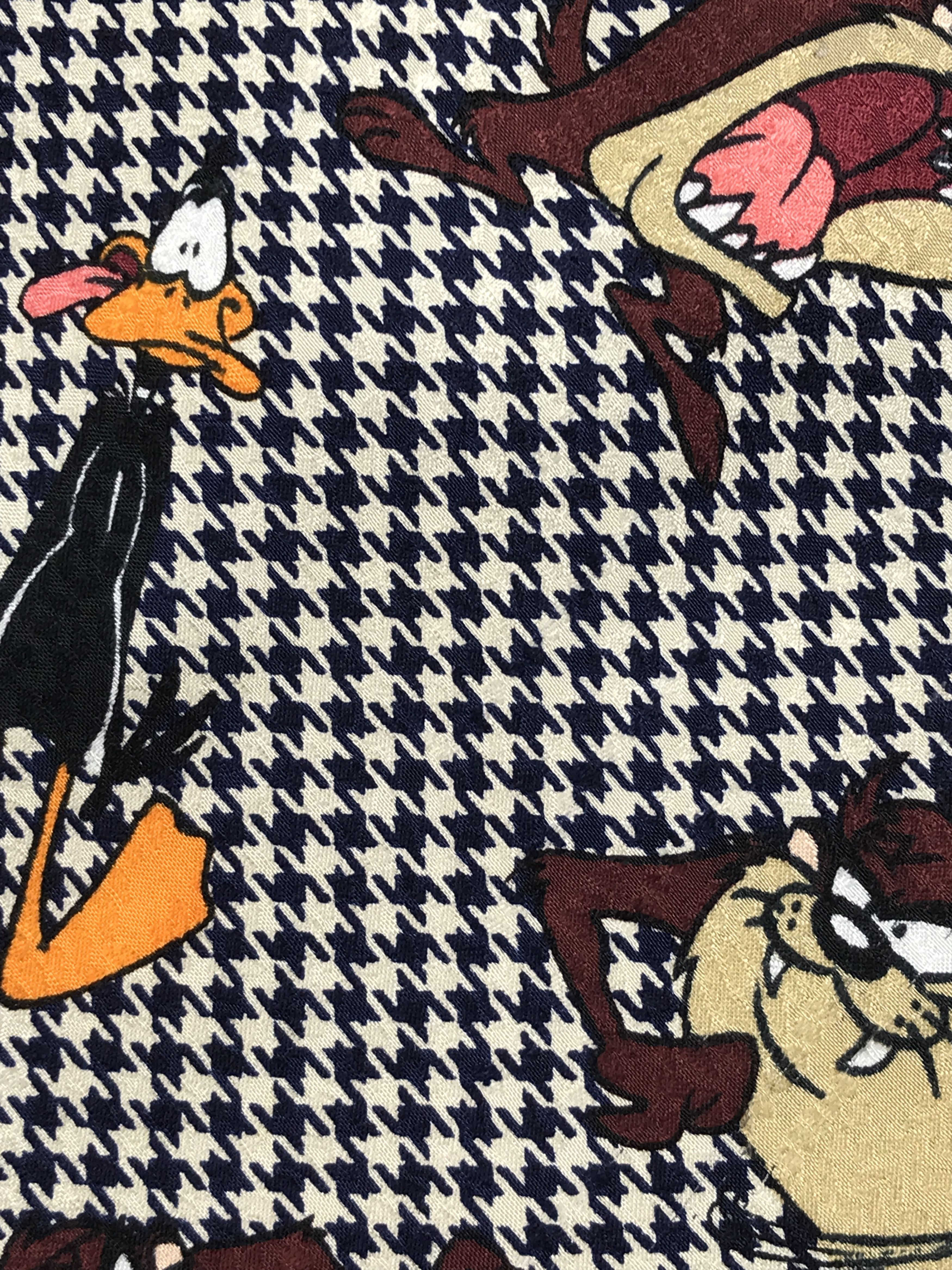 Designer × Vintage Vintage Looney Tunes Mania Silk Necktie Size ONE SIZE - 5 Thumbnail