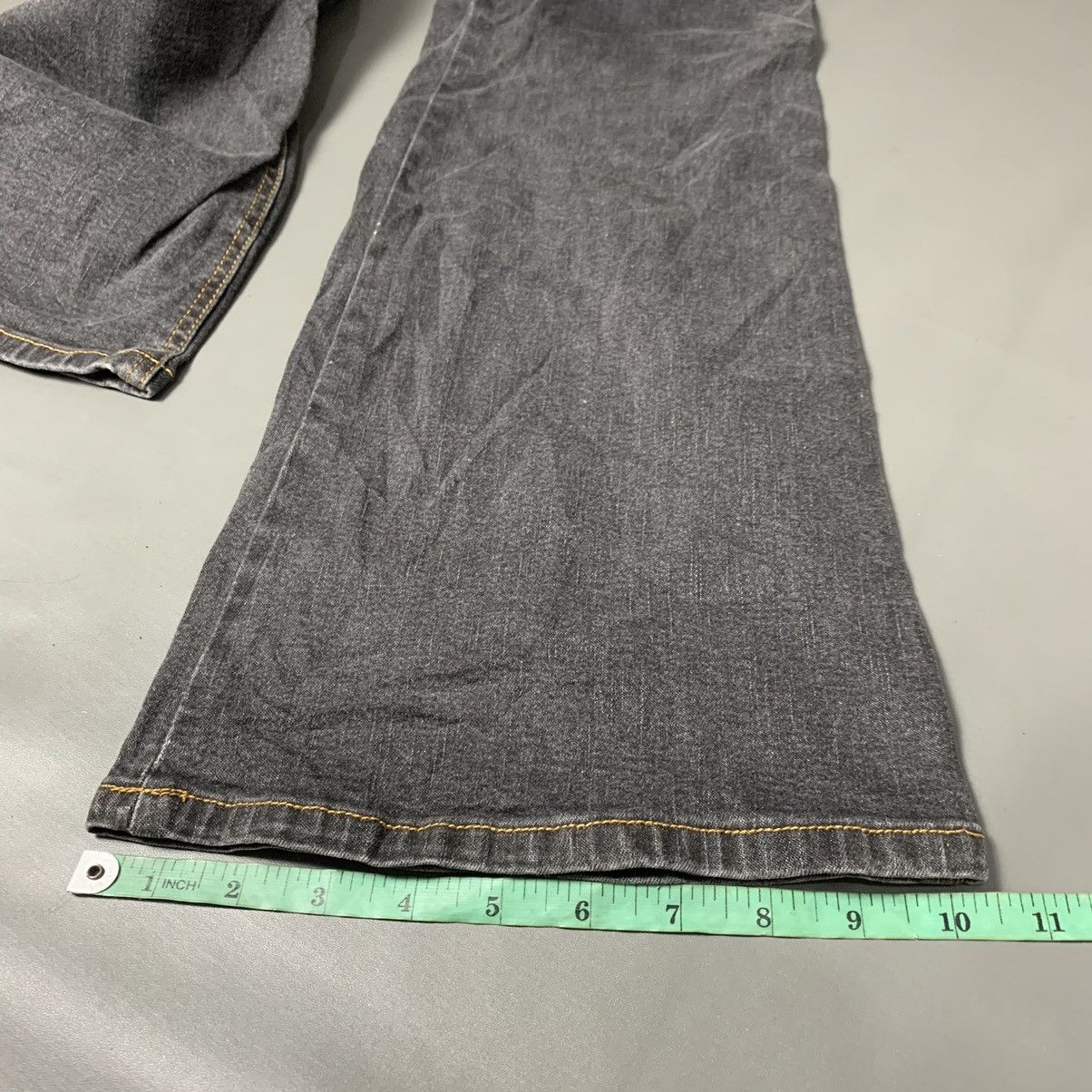 Hysteric Glamour × Japanese Brand Super Flare Jeans Livre Claire Thin Low Rise Boot Cut Size US 31 - 14 Thumbnail
