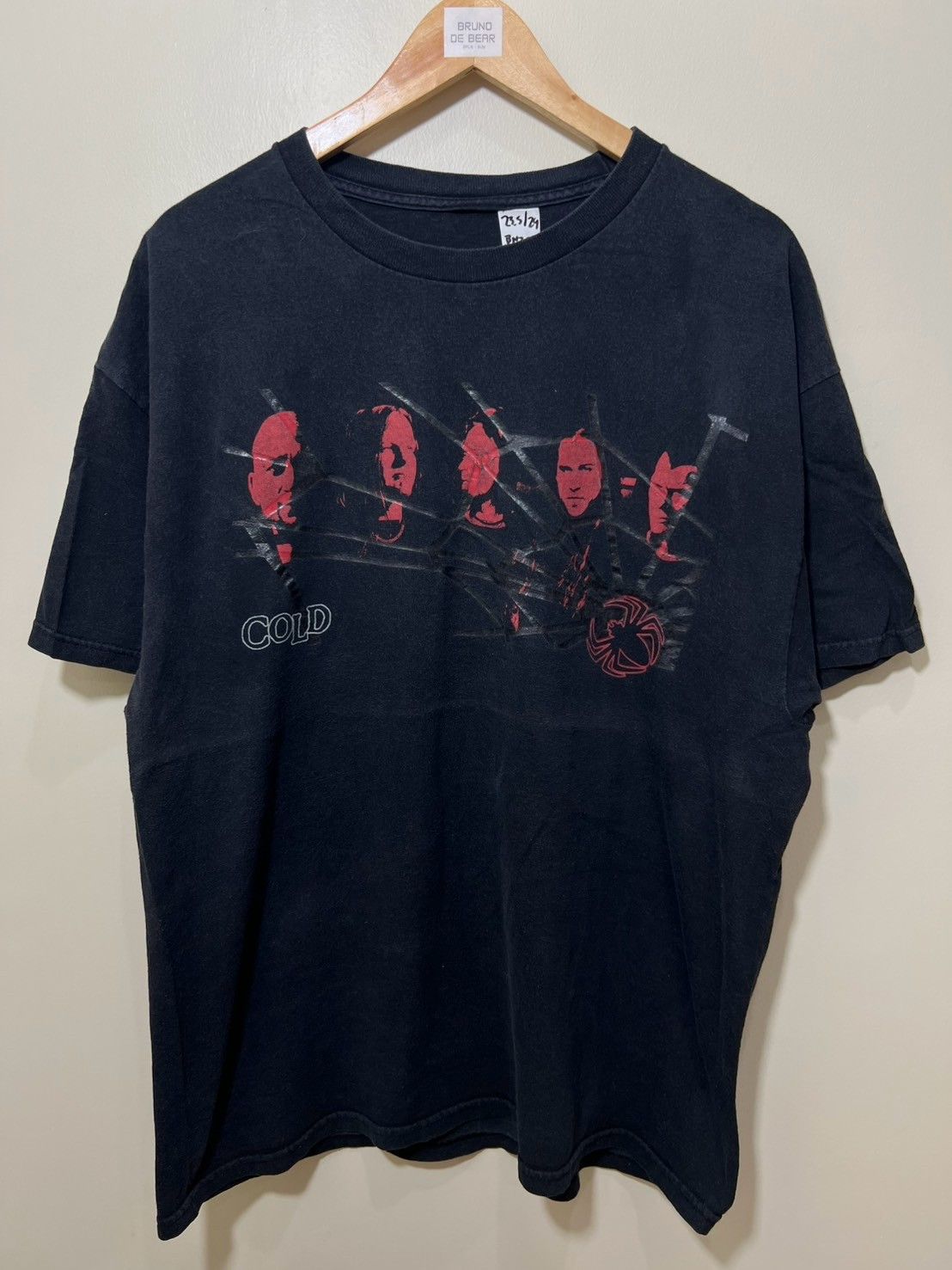 Band Tees × Vintage Vintage 2003's Cold Year of Spider Concert shirt bnz01 Size US XL / EU 56 / 4 - 5 Thumbnail