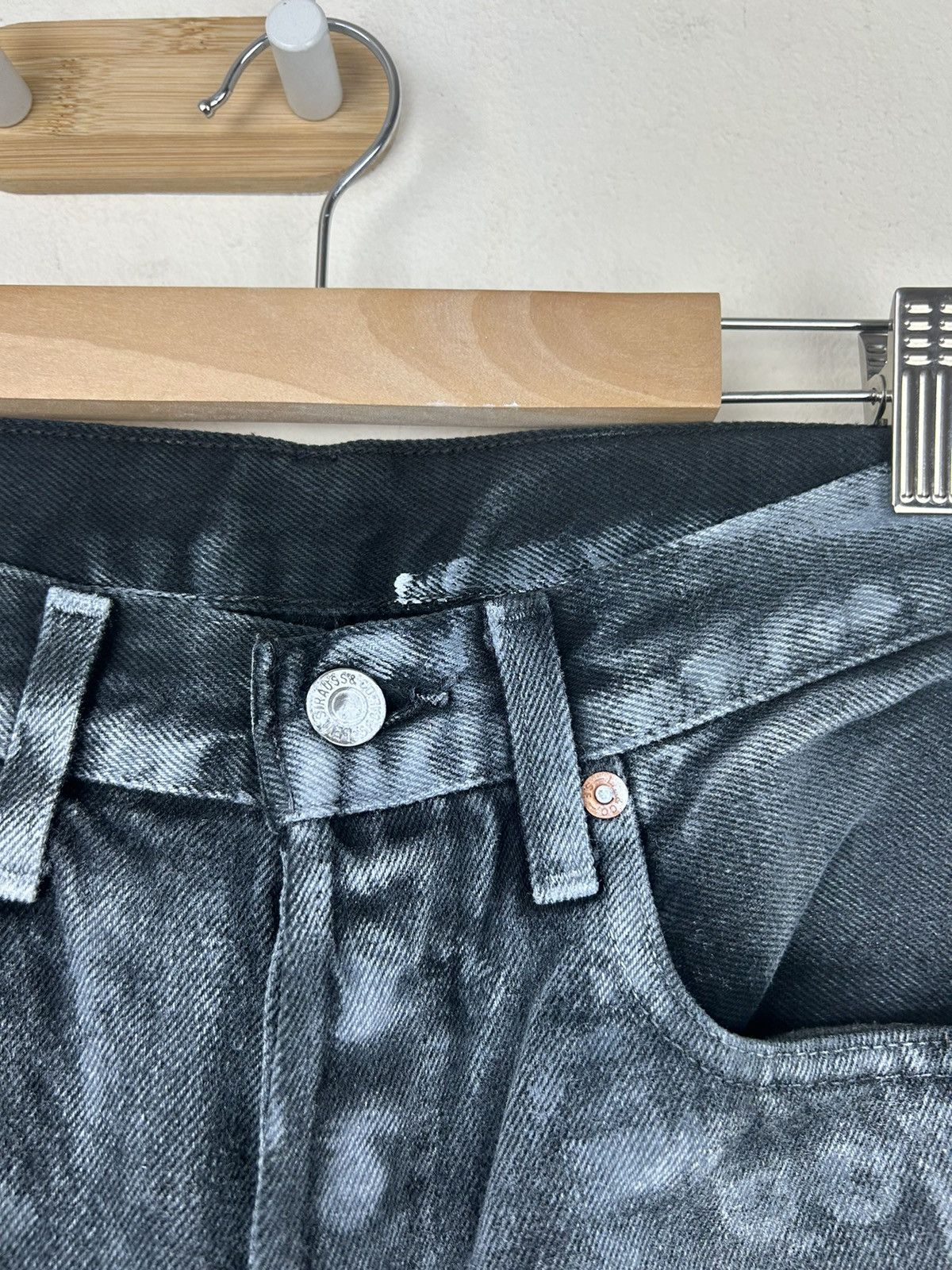 Levi's × Vintage Custom ART Margiela 90s Levi's Bootcut Jeans Size US 29 - 4 Thumbnail