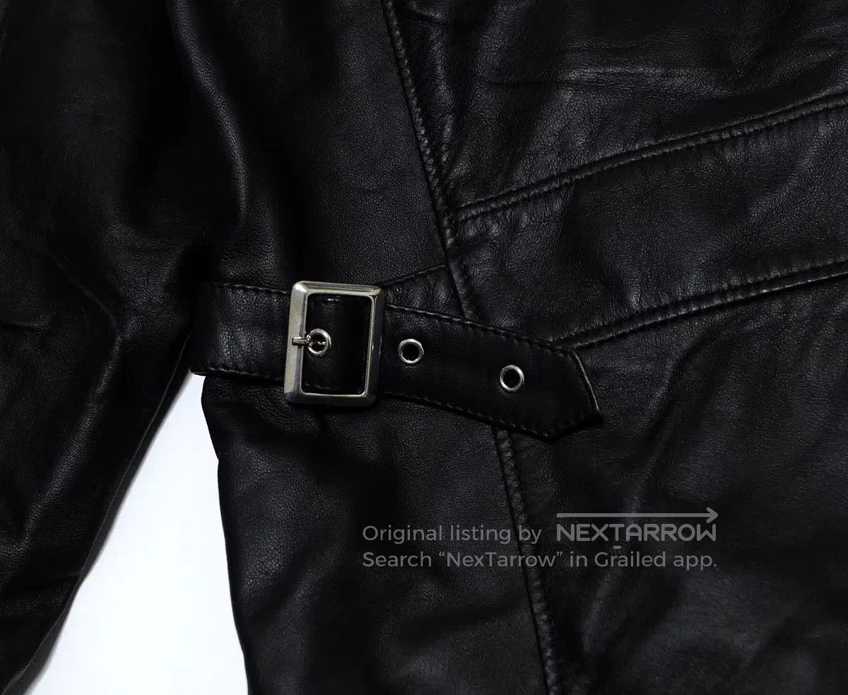 Second/Layer black calf leather rider jacket. Size US L / EU 52-54 / 3 - 6 Thumbnail