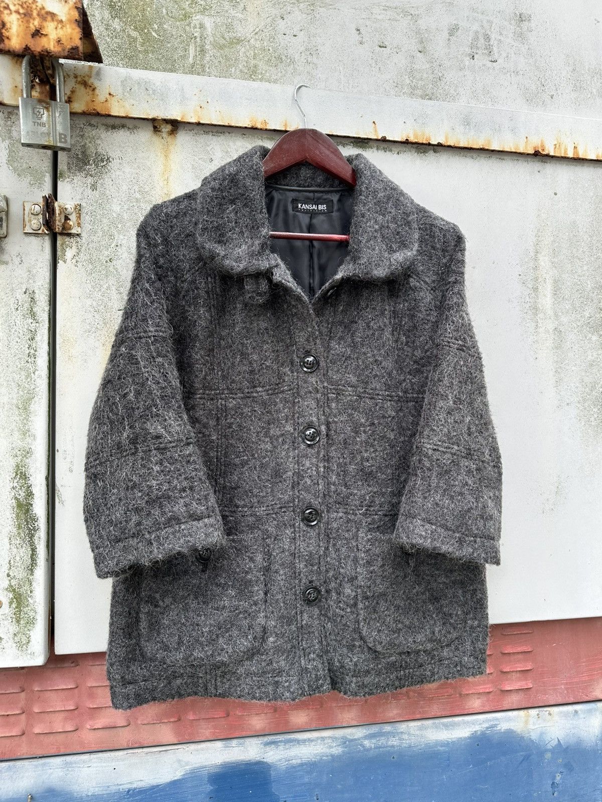 Kansai Yamamoto 👹Kansai Bis Collection Wool Utility Jacket (Woman) Size US M / EU 48-50 / 2 - 3 Thumbnail