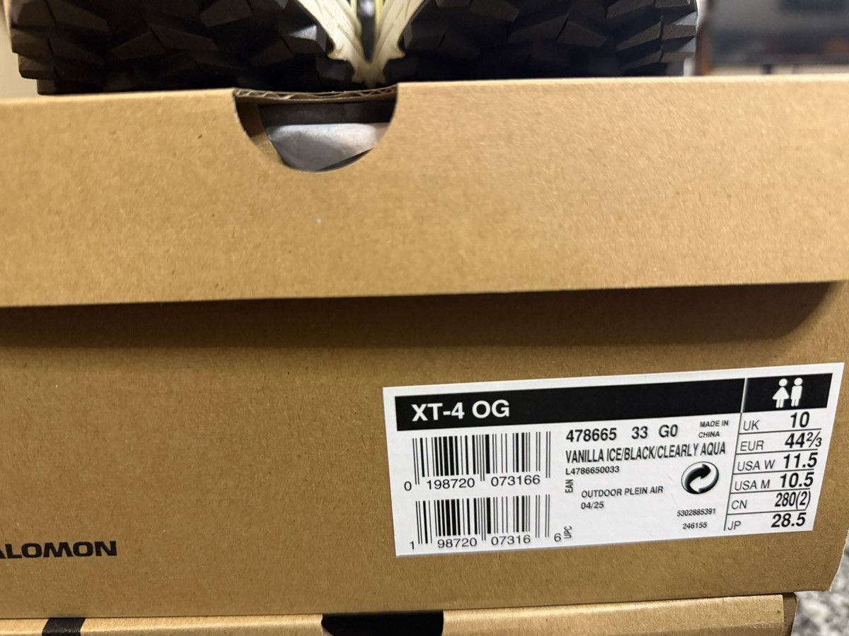 Salomon XT4 Ice Black Clearly Aqua Size US 10.5 / EU 43-44 - 9 Thumbnail