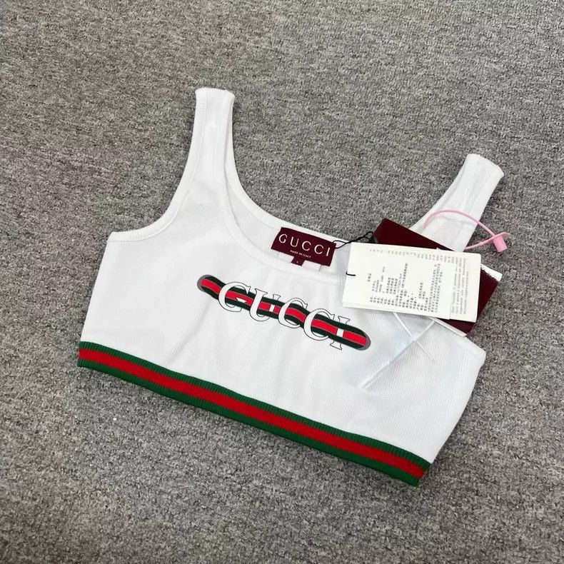 Gucci Gucci Red Green Striped Sports Tank Top-2506 Size S / US 4 / IT 40 - 3 Thumbnail
