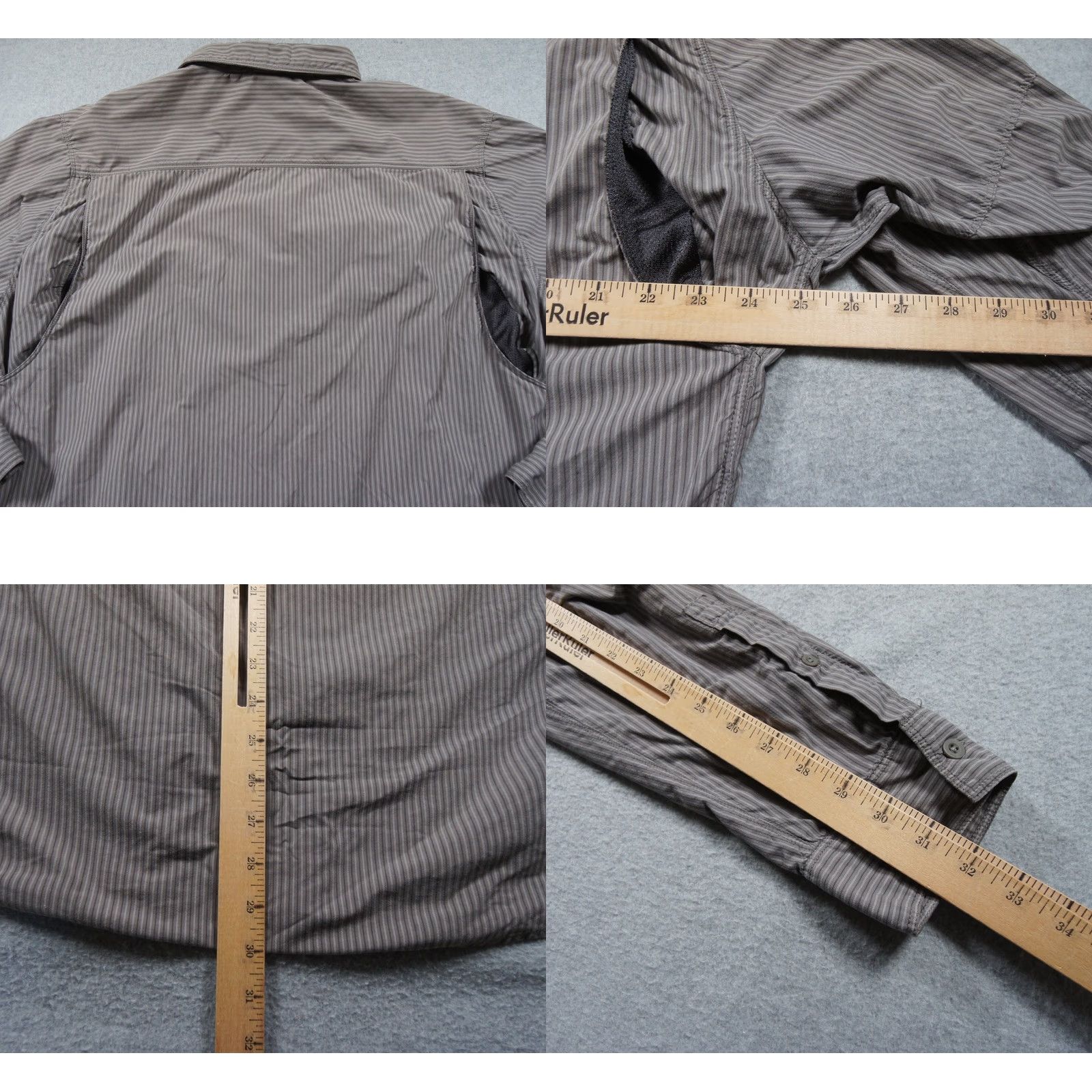 The North Face The North Face Shirt Mens XL Gray Button Down Long Sleeve Lightweight Roll Up Size US XL / EU 56 / 4 - 8 Thumbnail