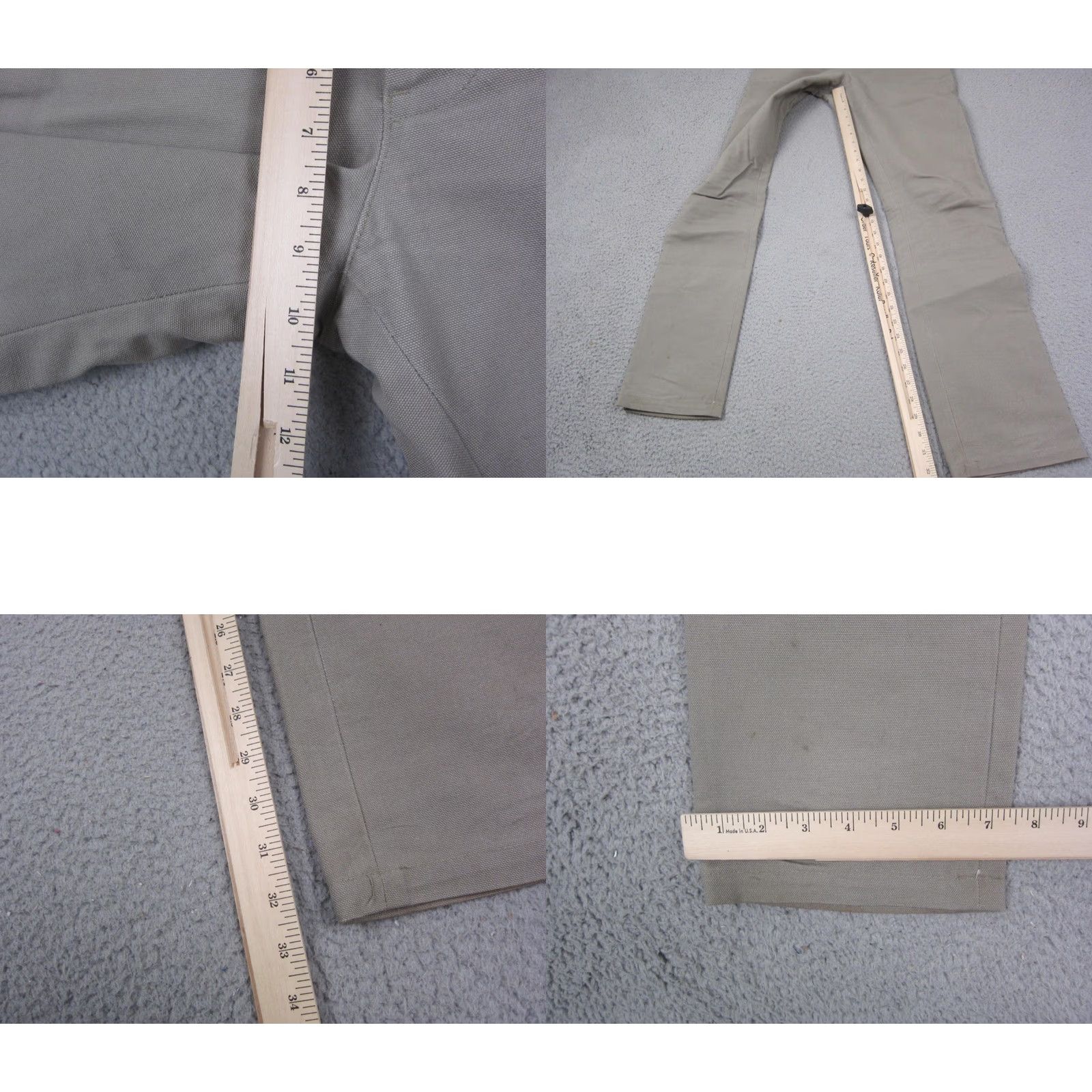 Gustin Gustin Pants Mens 31 Beige Slim Fit Chino Straight Wool Cotton Button Fly USA Made Pants Mens 31 Beige Slim Chino Straight Button Fly USA Made Size US 31 - 9 Thumbnail