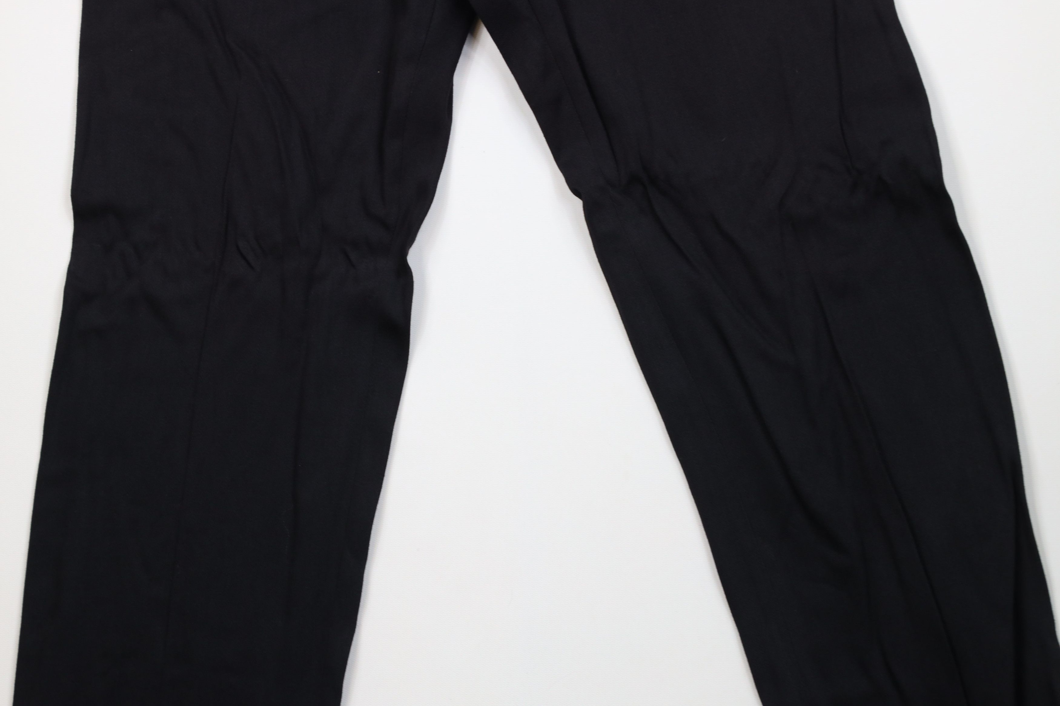 Vintage Deadstock Vintage 50s Gabardine Chino Pants Trousers Black Size US 33 - 3 Thumbnail