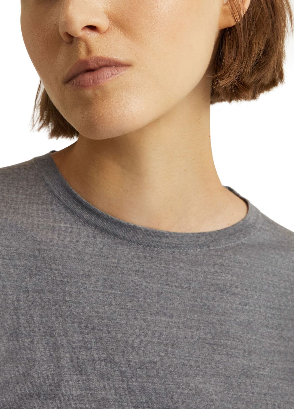 Loro Piana o1w1db10724 Valsesia Crew Neck Sweater in Grey Size L / US 10 / IT 46 - 3 Thumbnail