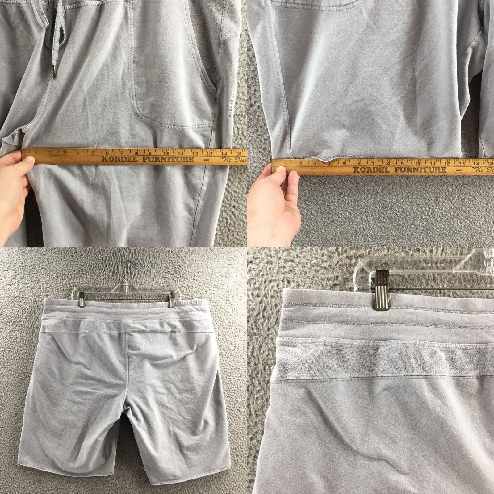 Calvin Klein Calvin Klein Performance Shorts Womens 3X Gray Cotton Blend Drawstring Waist Size 40" / US 18 - 8 Thumbnail