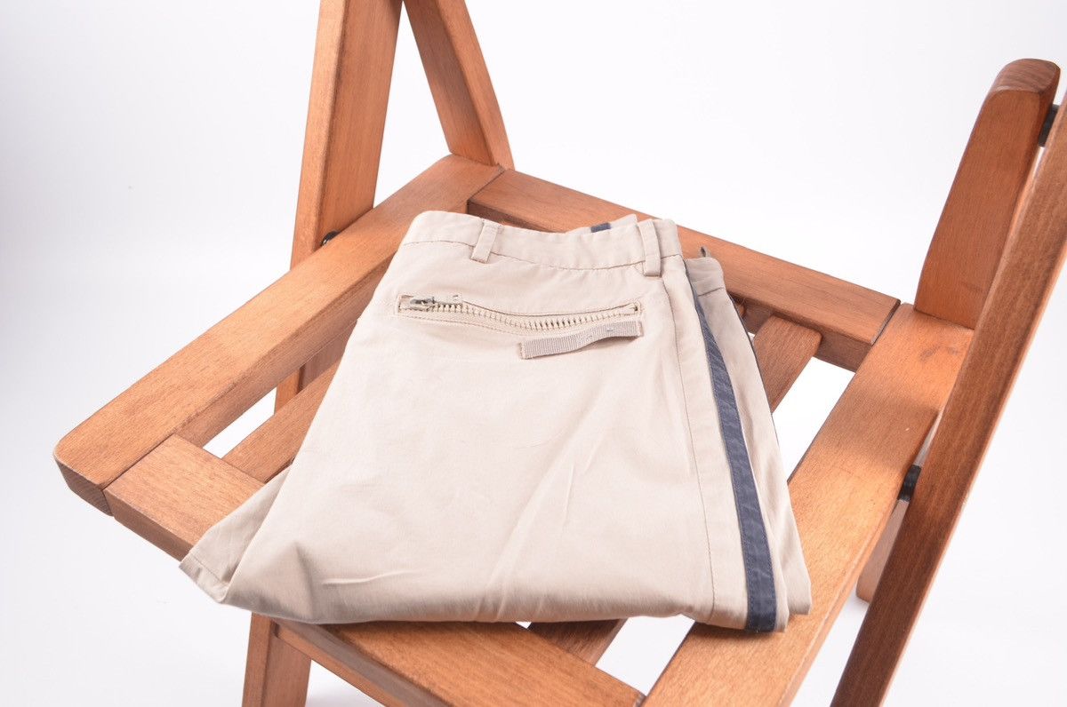 Prada Nylon Zip Hem Pants unisex
