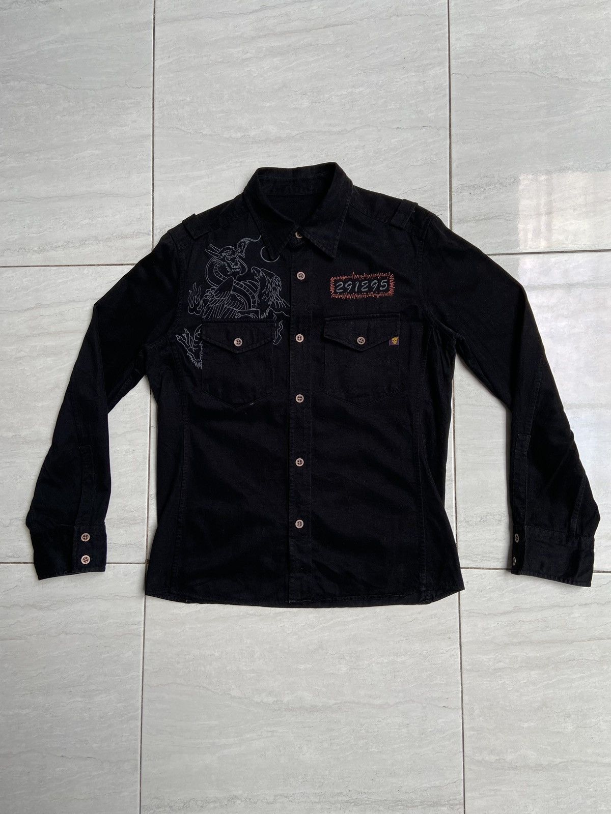 5351 POUR LES HOMMES 291295 Homme Black Jacket Size US S / EU 44-46 / 1 - 8 Thumbnail