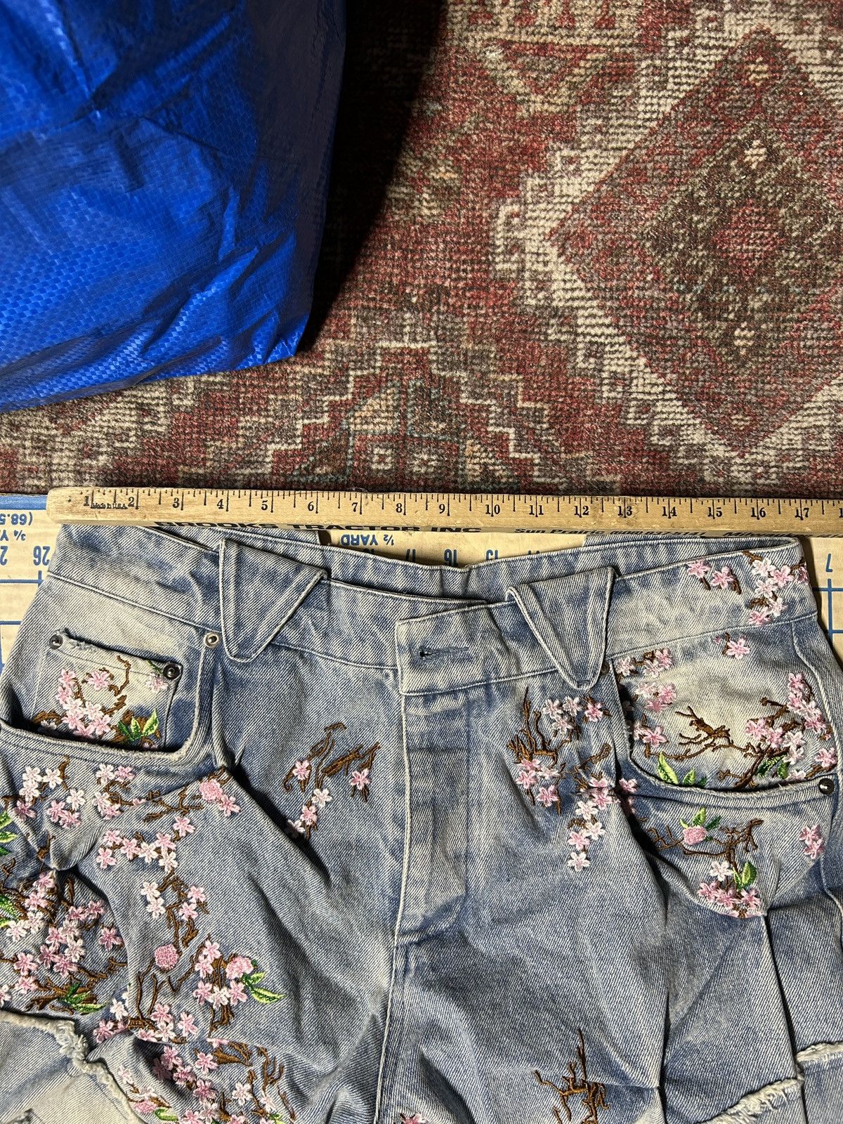 Bad Son Cherry blossom denim Size US 34 / EU 50 - 3 Thumbnail
