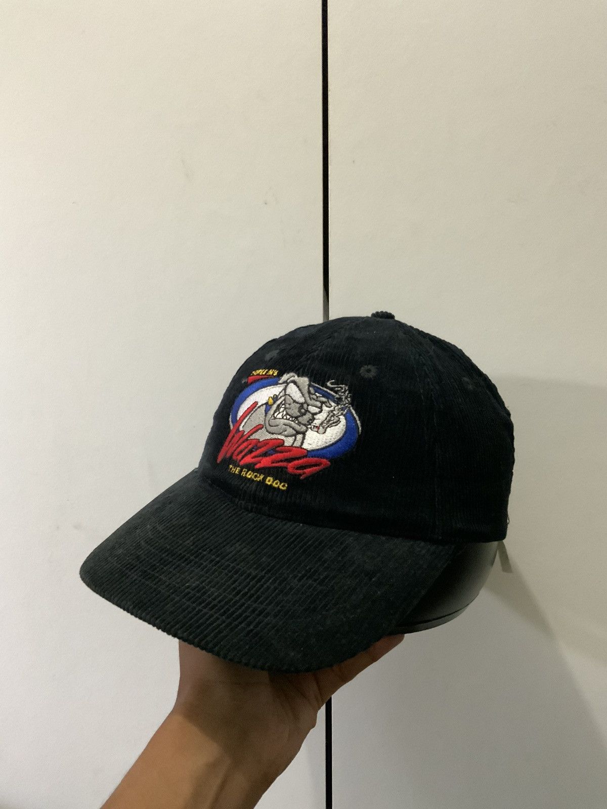 Cartoon Network Triple M’s Wazza The Rock Doc Corduroi Black Hat Size ONE SIZE - 1 Thumbnail