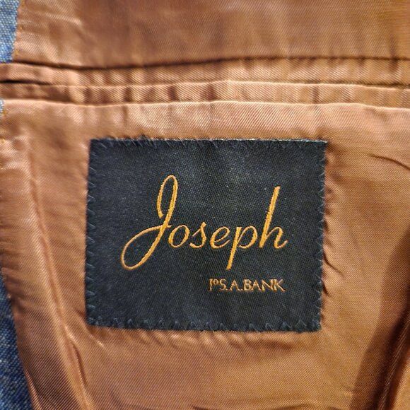 Jos. A. Bank Jos.a.bank men's 51%silk 49%linen sport coat blazer 42R Size 42R - 6 Thumbnail