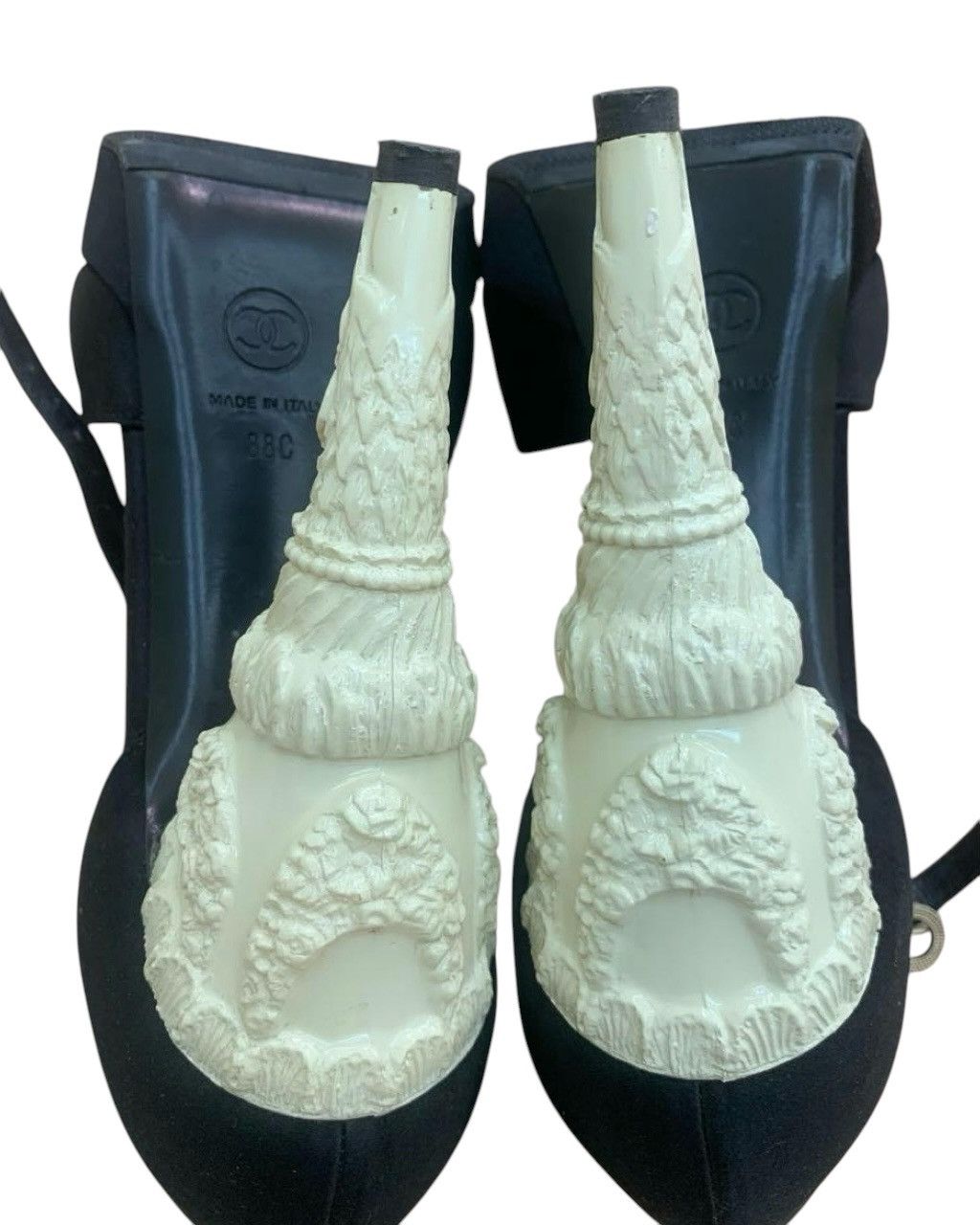 Chanel Chanel Wedding Cake heels Size US 8 / IT 38 - 1 Thumbnail