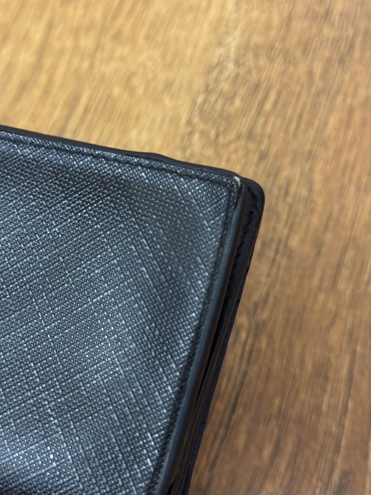 Burberry BURBERRY BIFOLD LEATHER BLACK-GRAY LARGE WALLET FULL SET Size ONE SIZE - 21 Thumbnail
