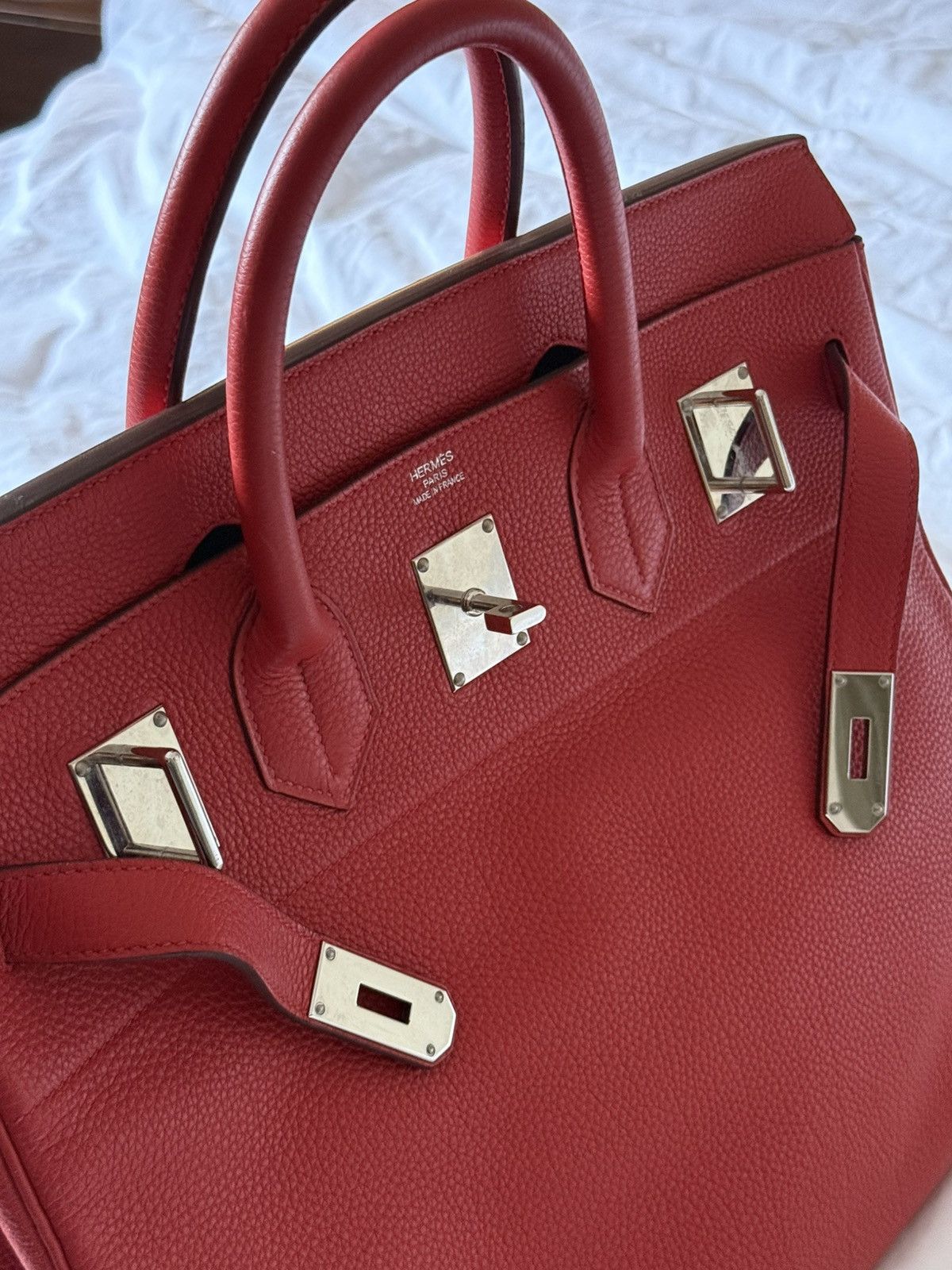 Hermes Hermès Birkin HAC 40 Togo Leather palladium Travel Bag Size ONE SIZE - 5 Thumbnail