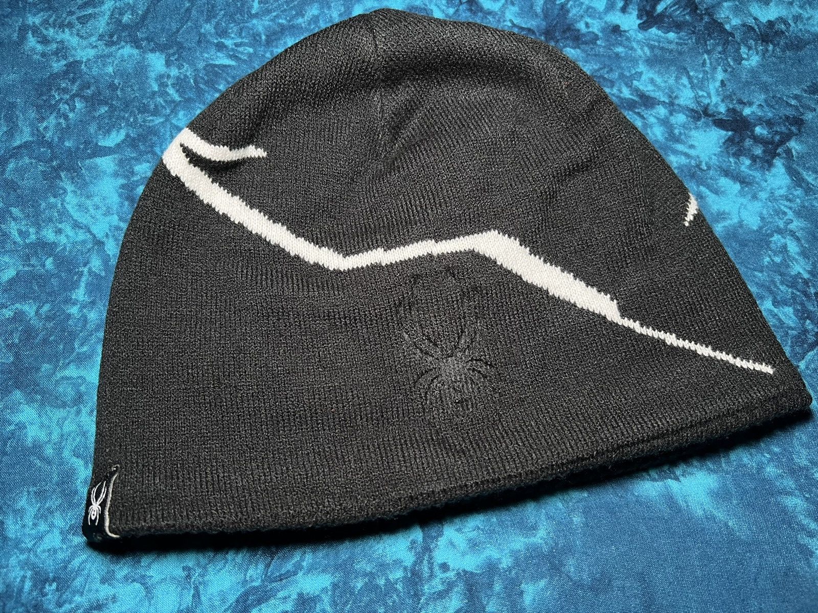 Spyder × Vintage Spyder Spider Web Beanie Hat Y2K Size ONE SIZE - 1 Thumbnail