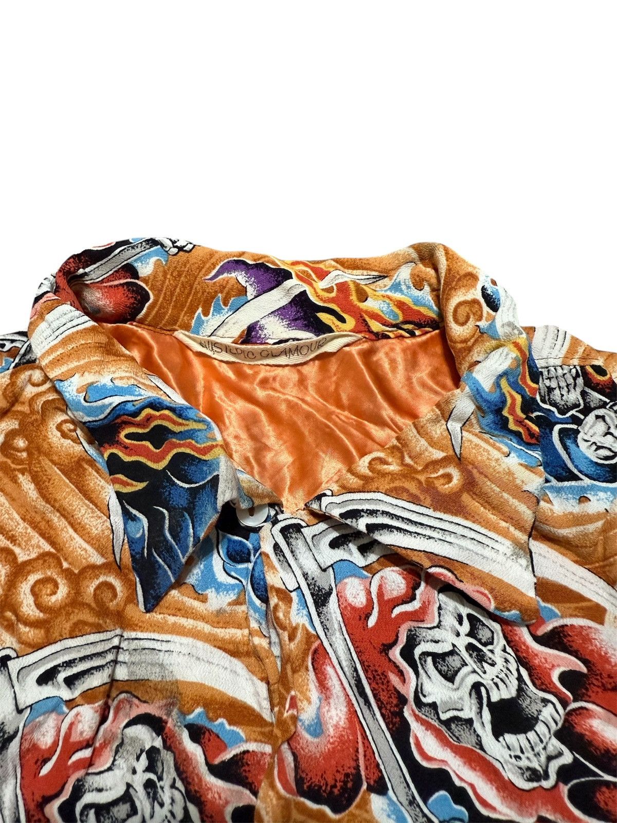 Hysteric Glamour 90s Hysteric Glamour “Death Aloha” Button Up Shirt Size US M / EU 48-50 / 2 - 2 Thumbnail