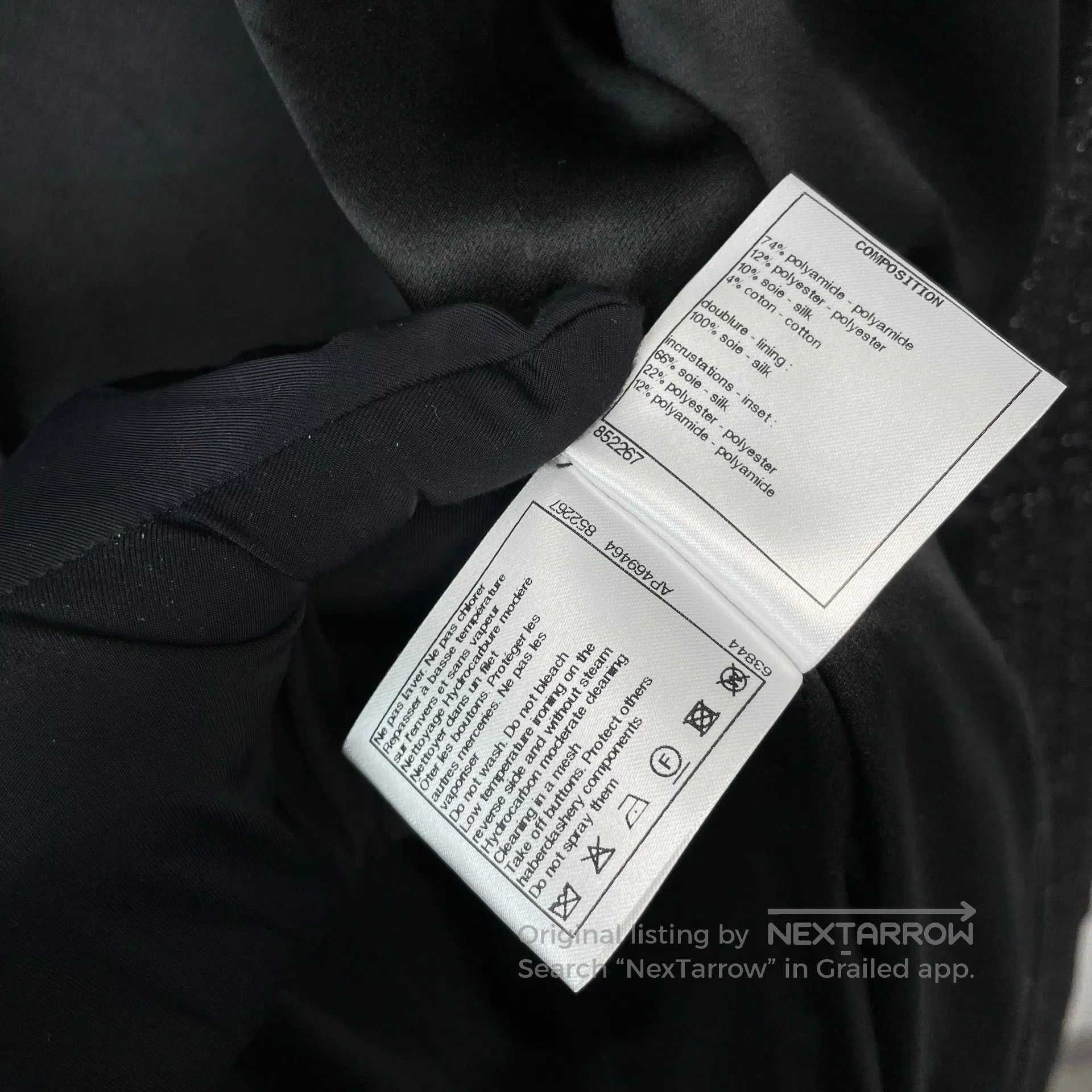 Chanel Chanel High-end handcraft black fine glitter tweed long co Size XXS / US 00 / IT 34 - 8 Thumbnail