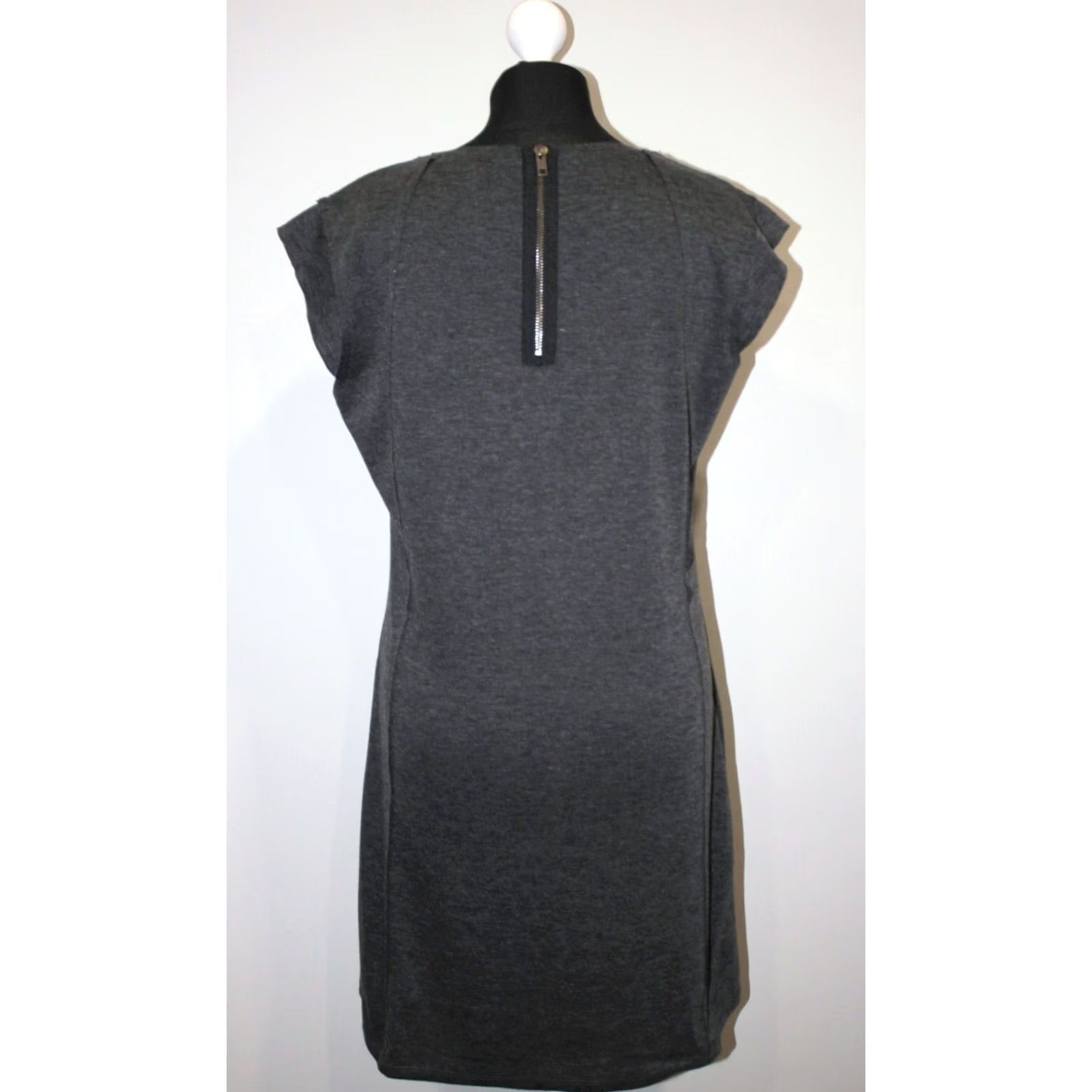 Desigual Desigual Dress XL Womens A-Line Grey Knee Length Dress Size XL / US 12-14 / IT 48-50 - 3 Thumbnail