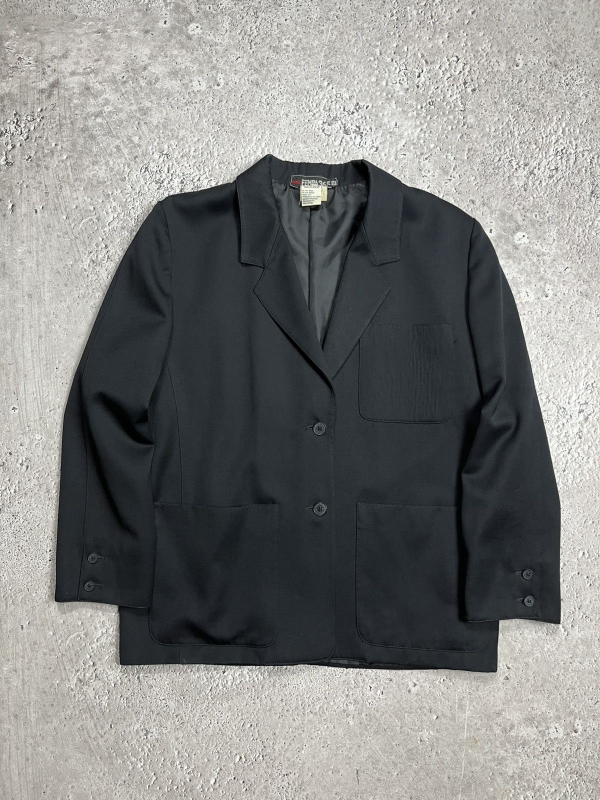 Fendi Fendi 365 Roma Vintage Black Wool Blazer Jacket Italy 46 Size 46R - 1 Thumbnail