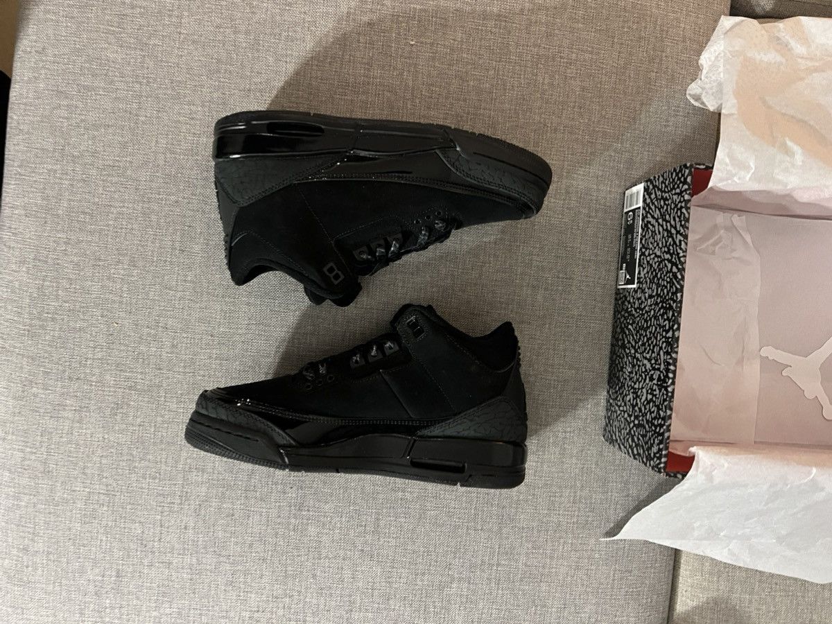 Jordan Brand Air Jordan Retro 3 GS Black cat Size US 8 / IT 38 - 2 Thumbnail