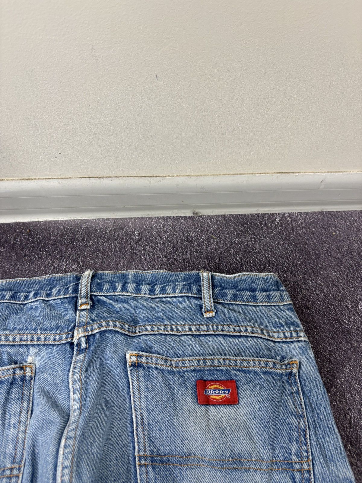 Dickies Vintage Dickies Regular Fit Y2K Faded Blue Work Denim Jeans Size US 36 / EU 52 - 8 Thumbnail