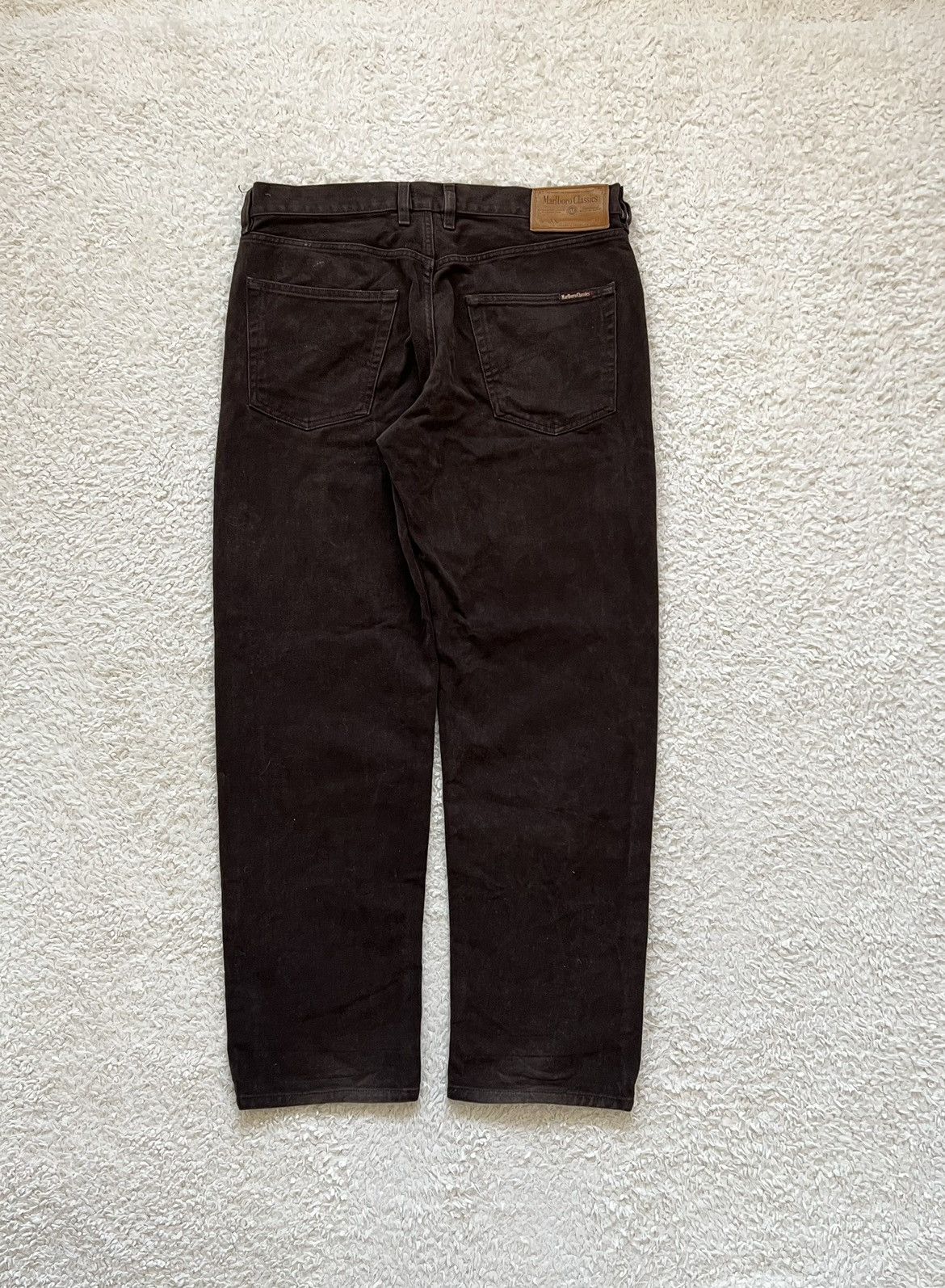 Marlboro × Marlboro Classics Baggy Pants Marlboro Classics vintage 90’s brown travis scot Size US 36 / EU 52 - 1 Thumbnail