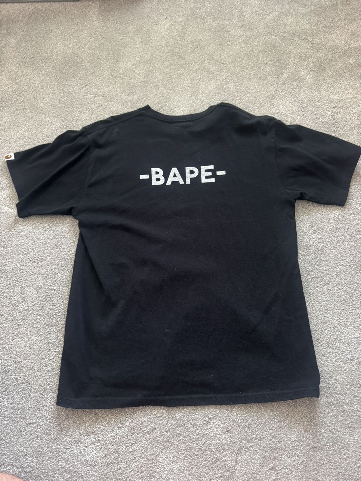 Bape Black Bapesta Tee Size US XL / EU 56 / 4 - 2 Thumbnail