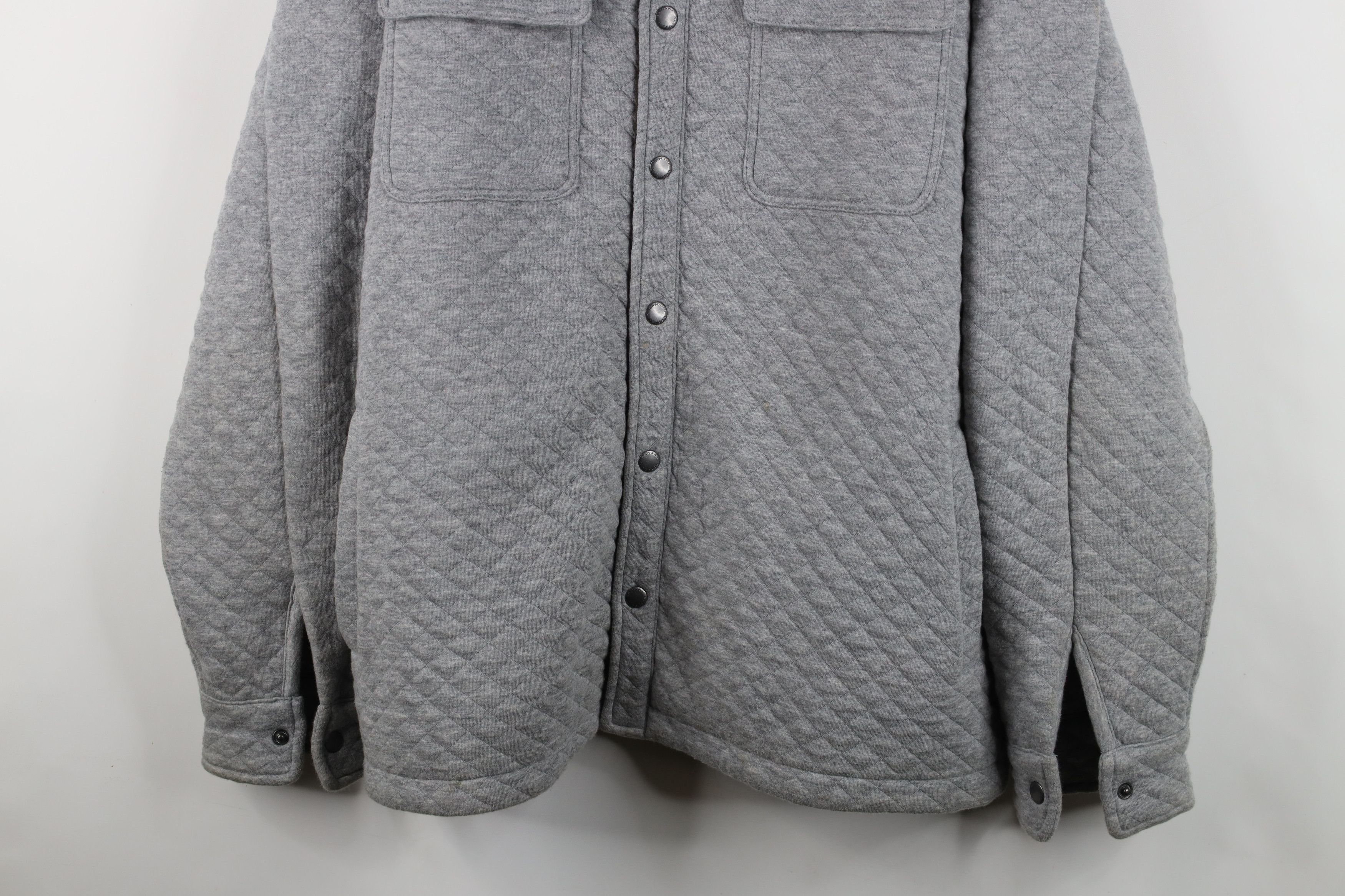Banana Republic × Vintage Banana Republic Quilted Snap Button Shirt Jacket Jac Shirt Size US XL / EU 56 / 4 - 3 Thumbnail