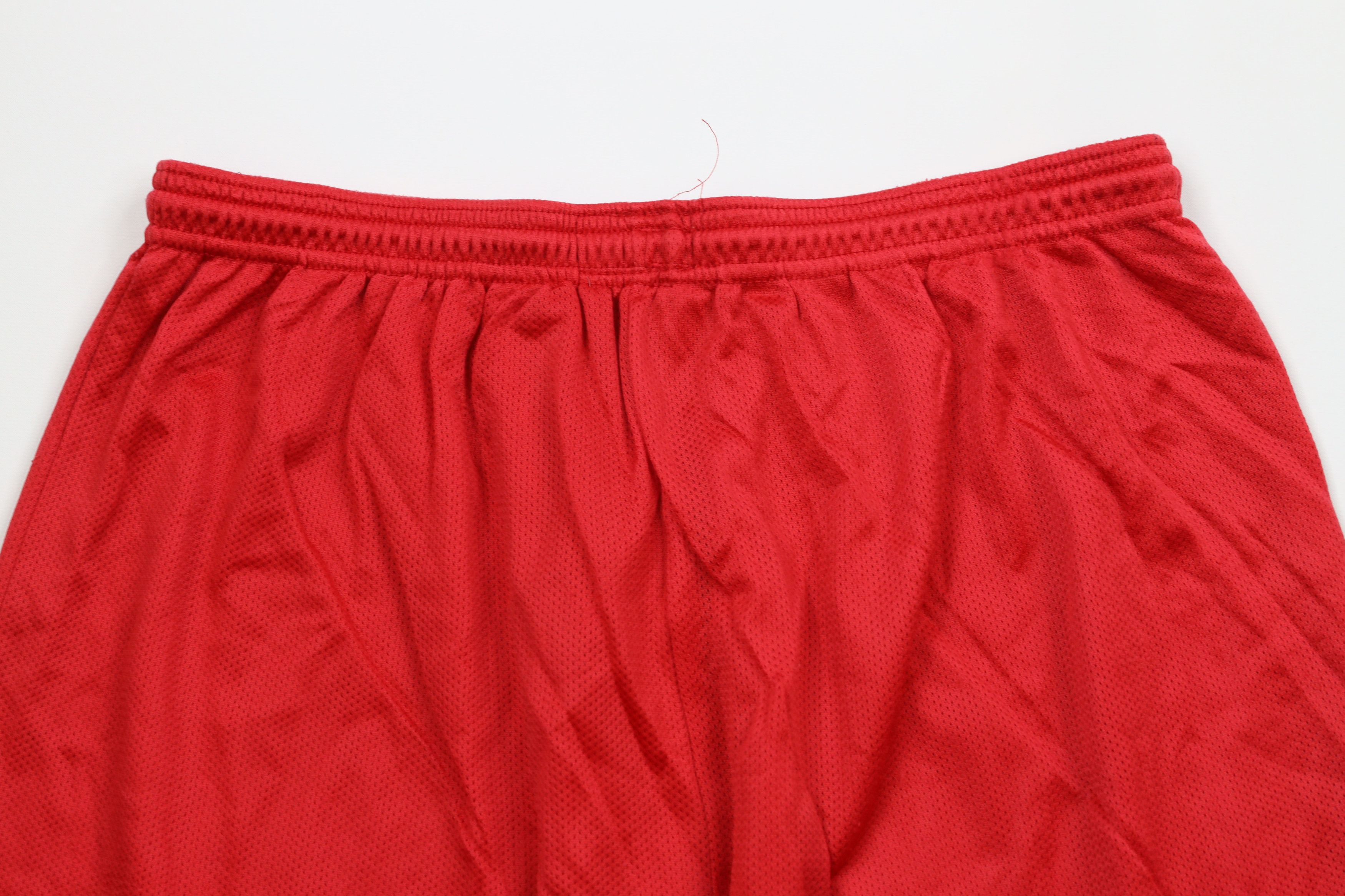 Vintage Vintage 90s Ohio State University Above Knee Shorts Red USA Size US 34 / EU 50 - 9 Thumbnail