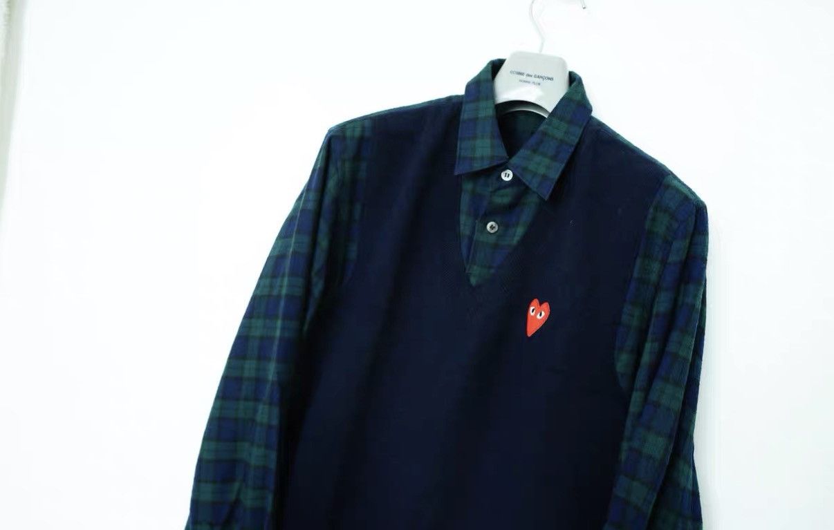 Comme des Garcons Comme des Garçons Fake Two-Piece Shirt Size US S / EU 44-46 / 1 - 3 Thumbnail