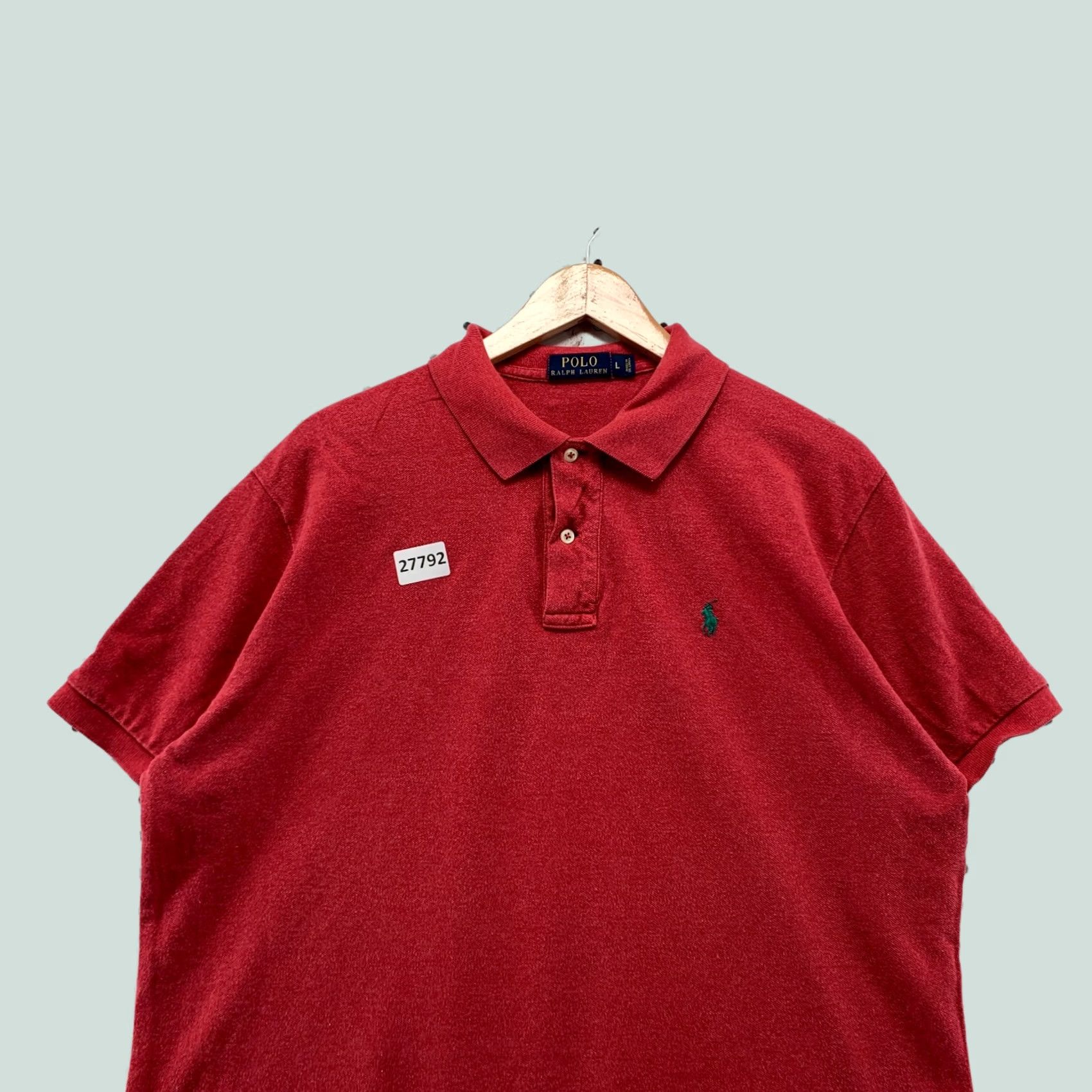 Polo Ralph Lauren Polo Ralph Lauren Red Green Pony Shirt Mens Large Casual Size US L / EU 52-54 / 3 - 1 Thumbnail