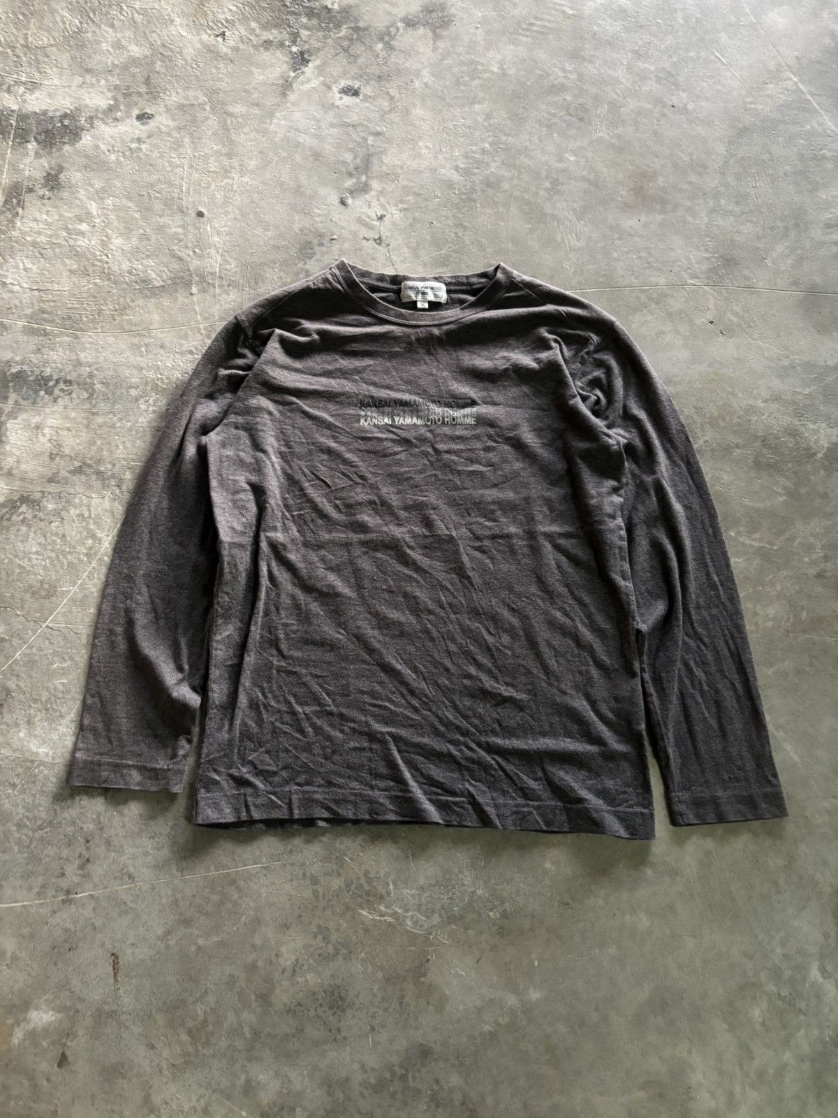 Hysteric Glamour × Japanese Brand × Kansai Yamamoto vintage kansai yamamoto wording logo longs sleeve japanese Size US M / EU 48-50 / 2 - 1 Thumbnail