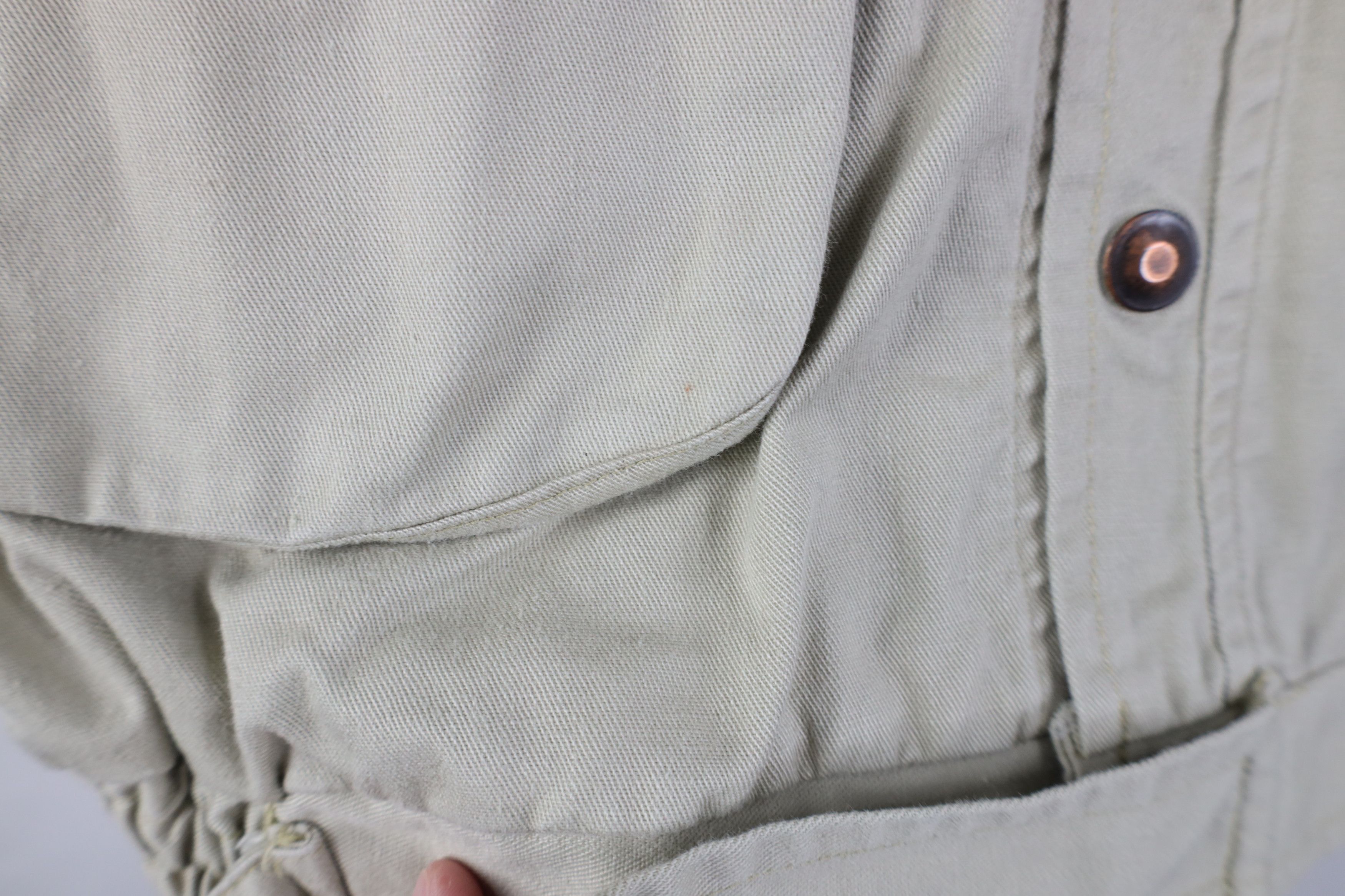 Vintage Vtg 70s 80s Streetwear Side Buckle Canvas Vest Jacket Size L / US 10 / IT 46 - 4 Thumbnail