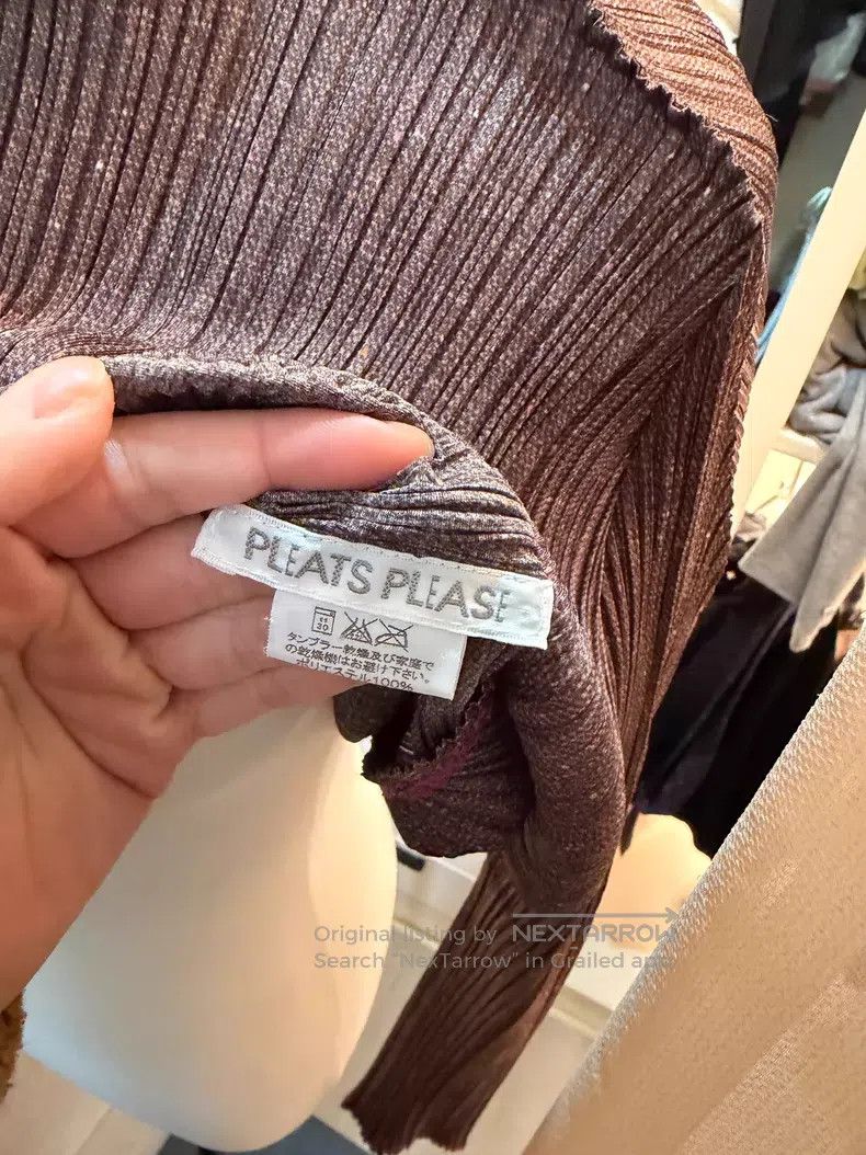Issey Miyake Issey Miyake Brown Long Sleeve Size L / US 10 / IT 46 - 3 Thumbnail