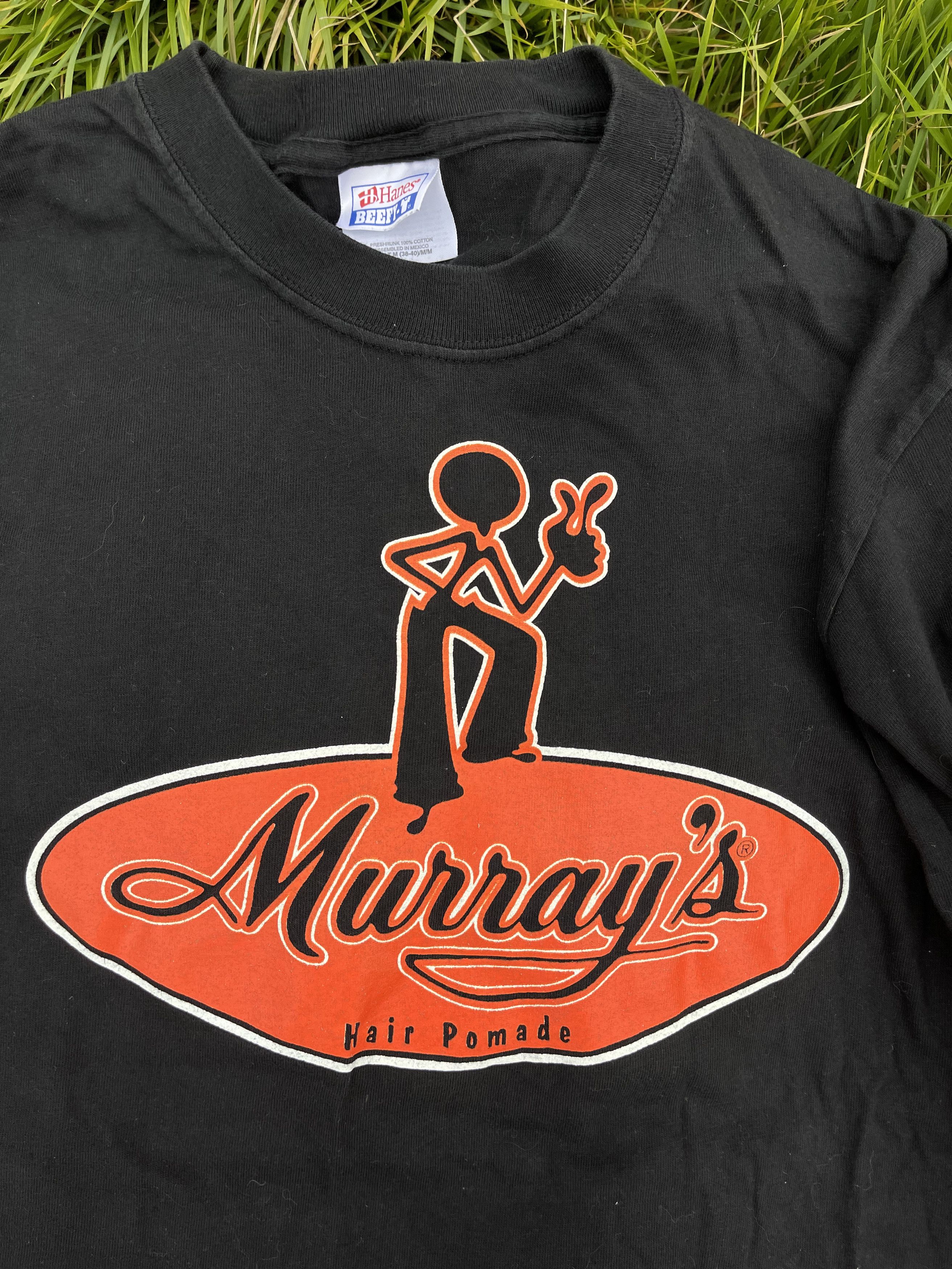 Rap Tees × Vintage Murray's Hair Pomade 90's Vintage Hip Hop Rap T-Shirt Size US M / EU 48-50 / 2 - 3 Thumbnail