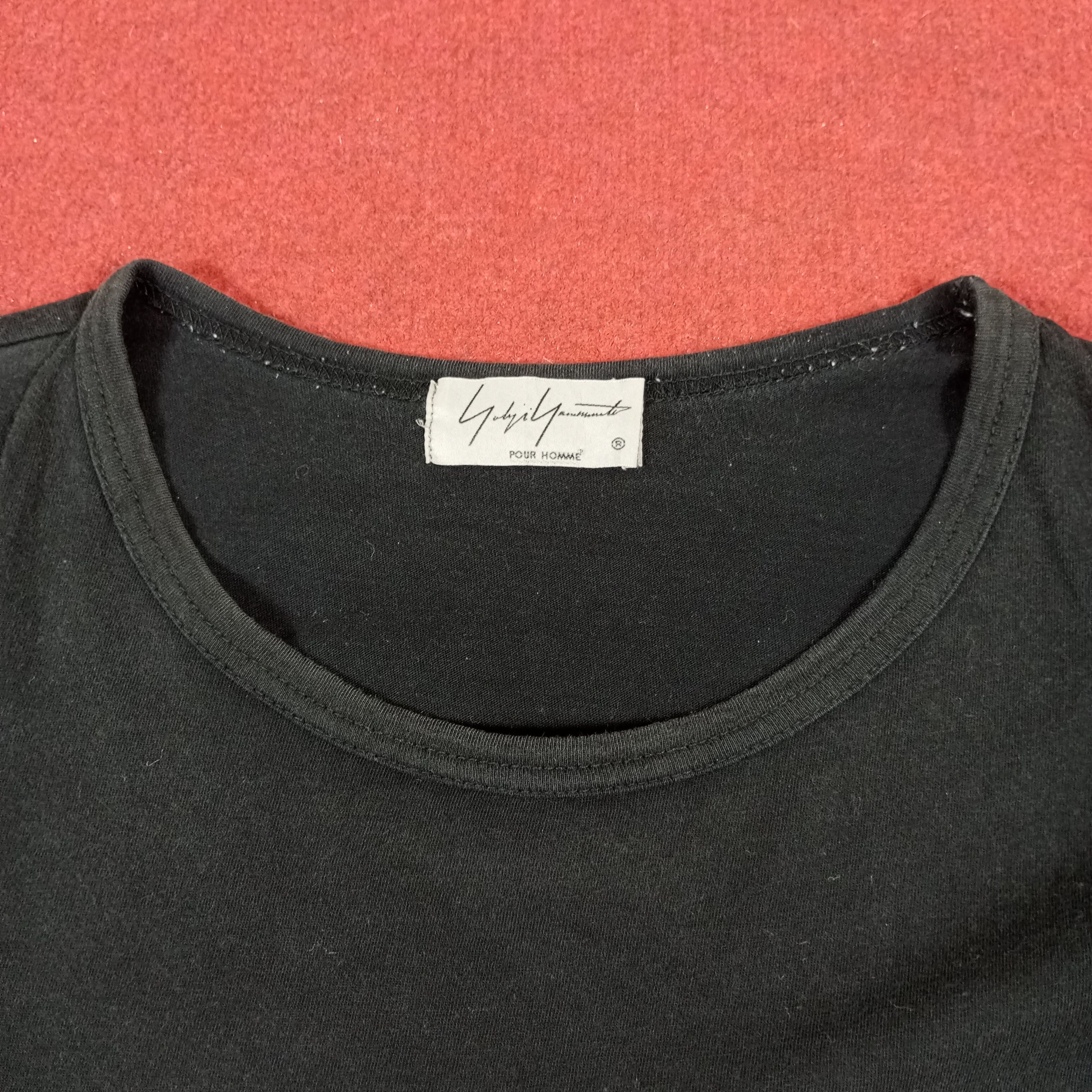 Designer × Vintage × Yohji Yamamoto Yohji Yamamoto Japan Designer Fashion Brand Custom Art Tees Size US XL / EU 56 / 4 - 4 Thumbnail