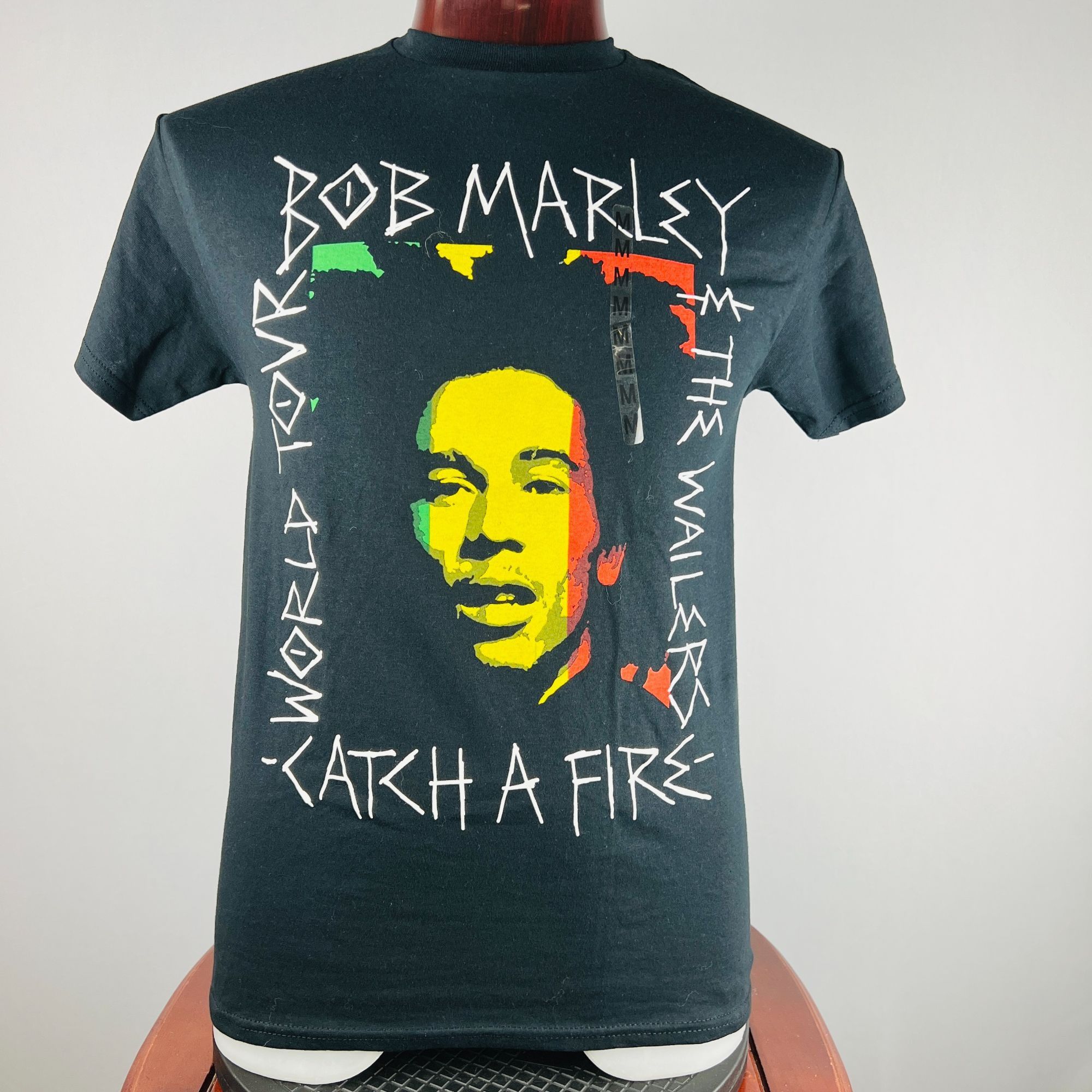 Zion Rootswear Bob Marley & The Wailers Catch A Fire World Tour Med T-Shirt Size US M / EU 48-50 / 2 - 1 Thumbnail