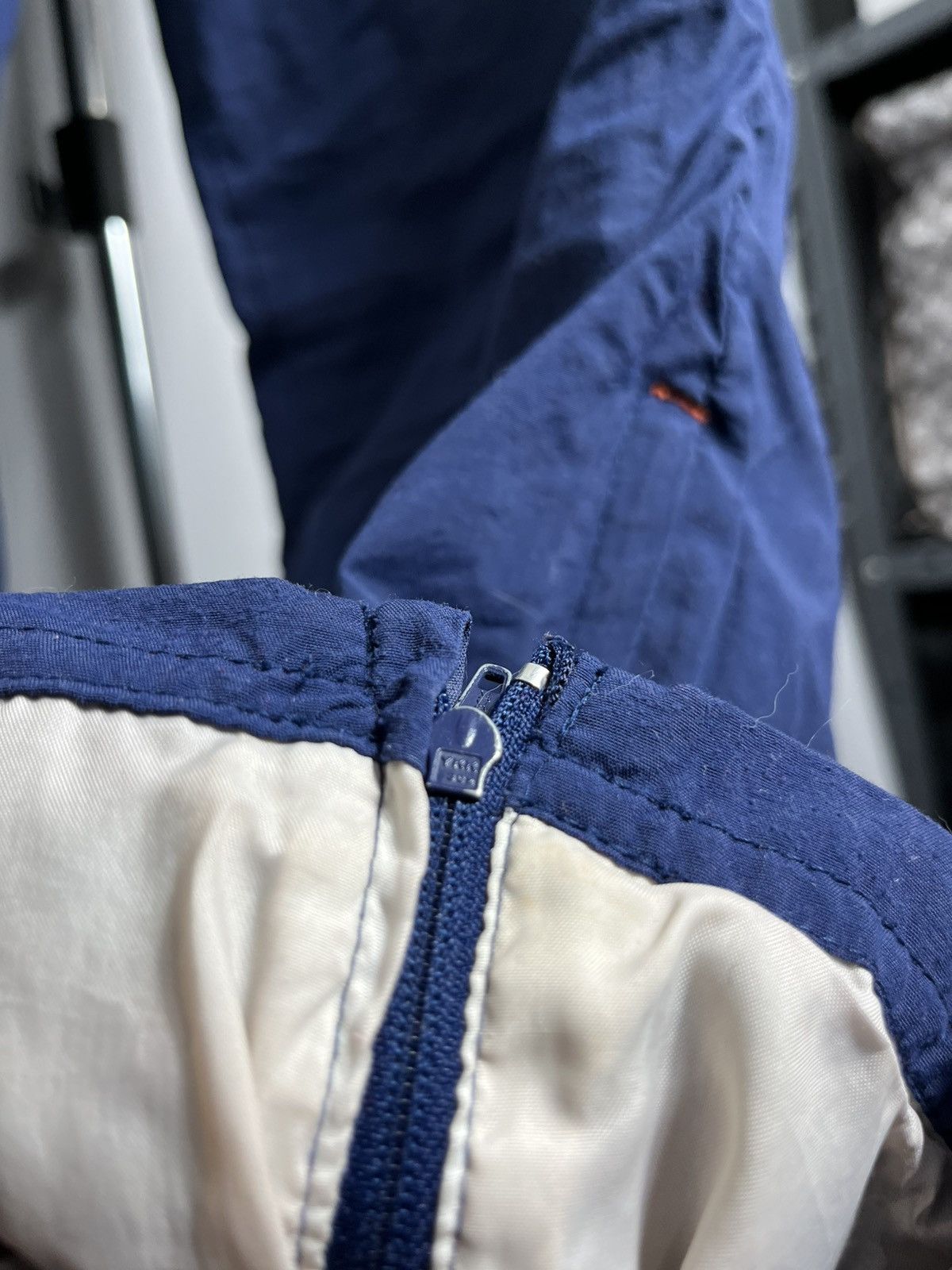 Other Vintage drill Nike pants y2k leggins 90s blue Size US 32 / EU 48 - 6 Thumbnail
